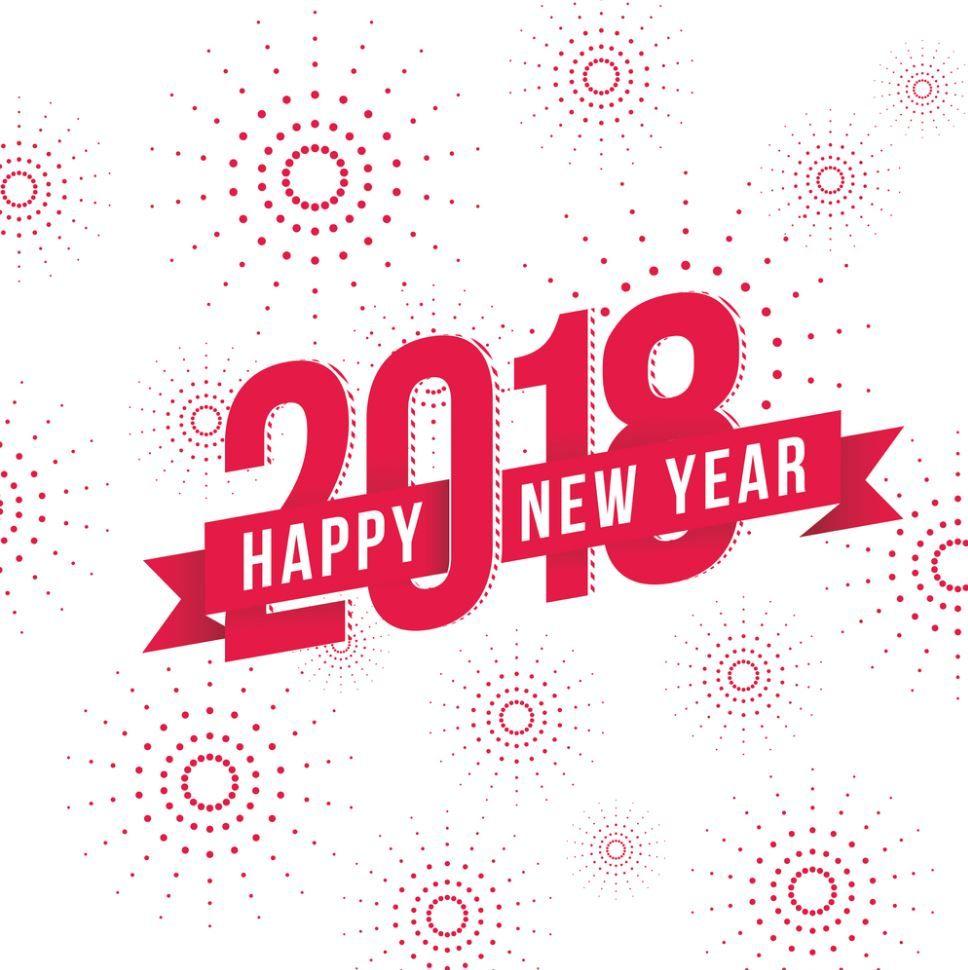 Happy New Year 2018 HD Wallpaper Download