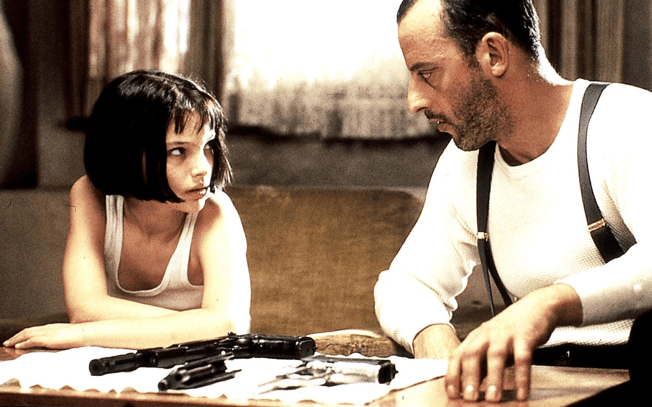 Jean Reno Leon The Professional Natalie Portman Guns Movies