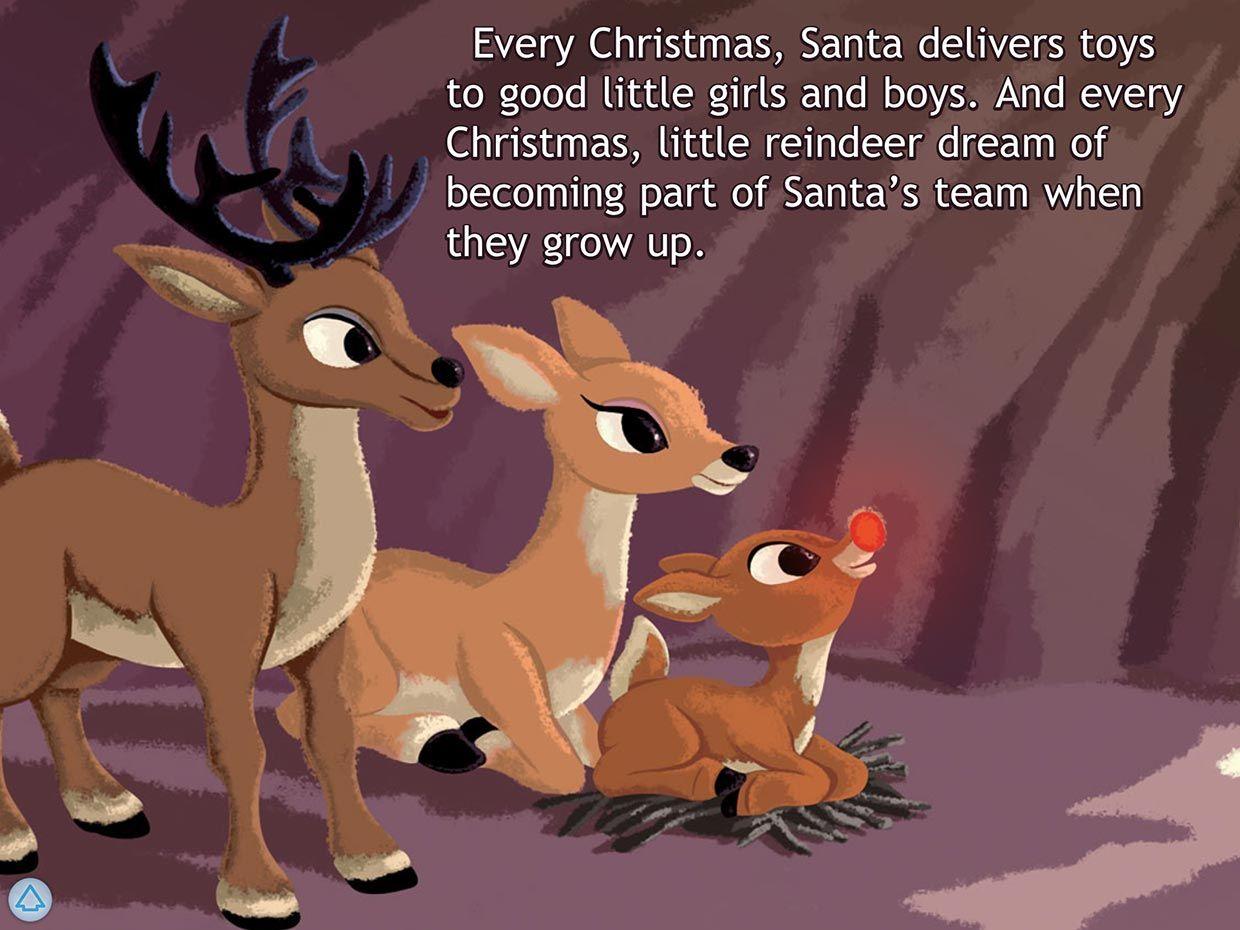 Enjoy The Classic Rudolph The Red Nosed Reindeer Story On Your