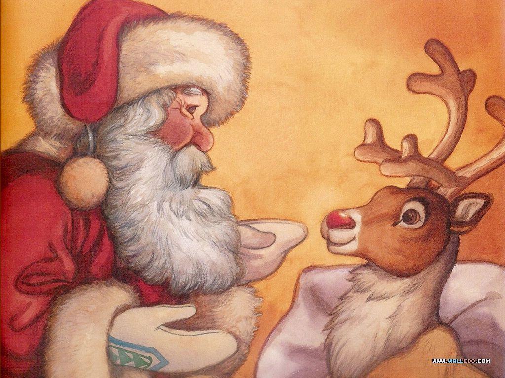 Wallpaper Of Rudolph The Red Nosed Reindeer Story Book 1024x768