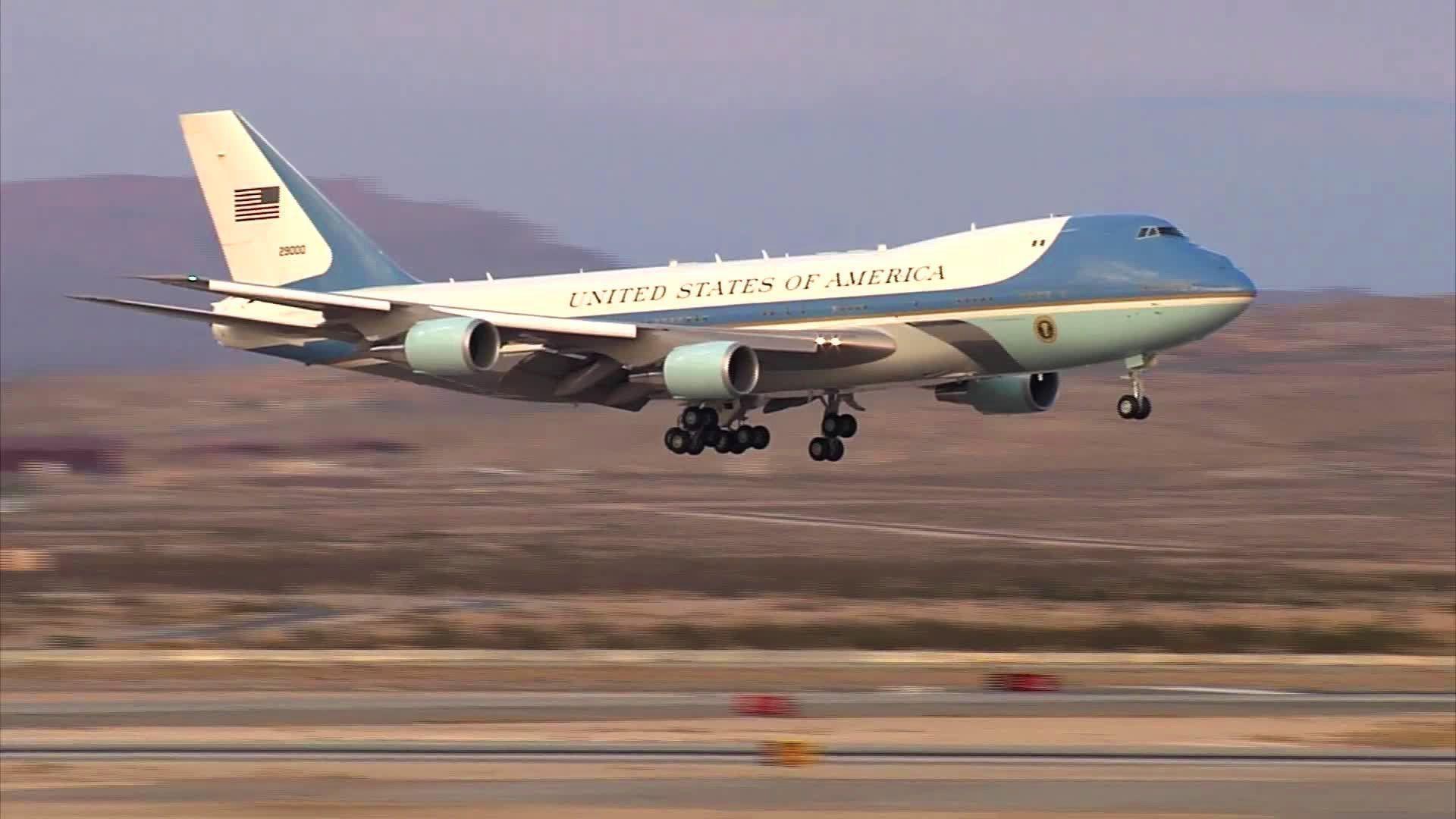 Boeing VC 25 Air Force One Of The United States Barack