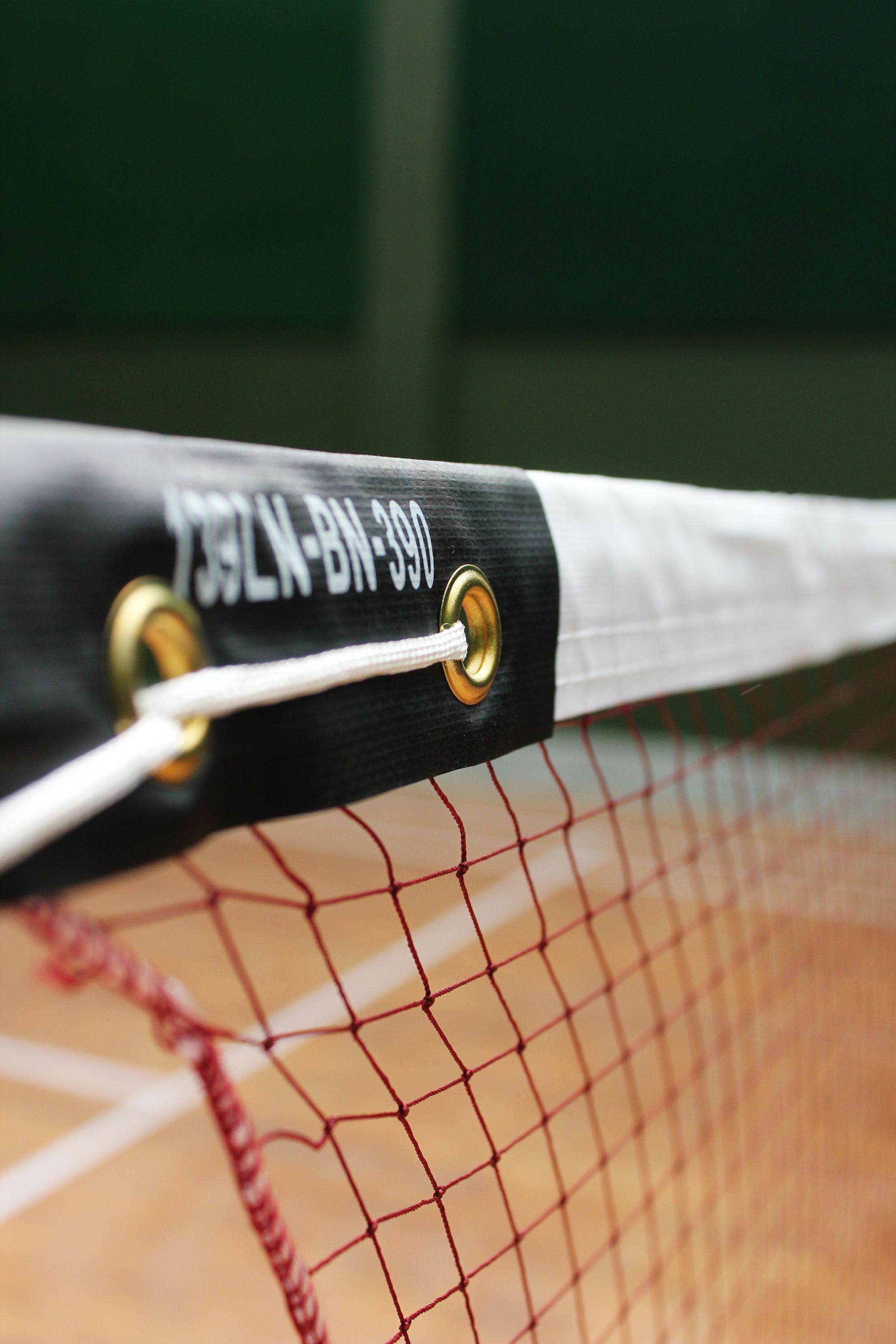 Badminton Court Net Closeup