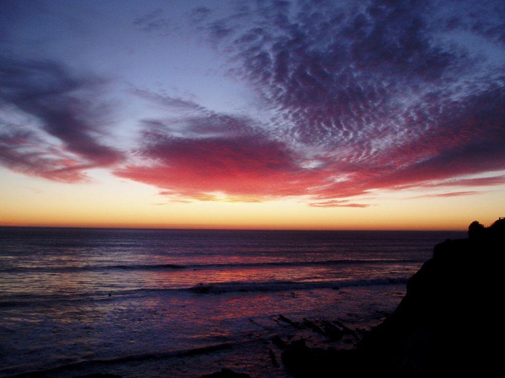 Pismo Beach, CA, Pismo Beach cliffs Sunset photo, picture, image