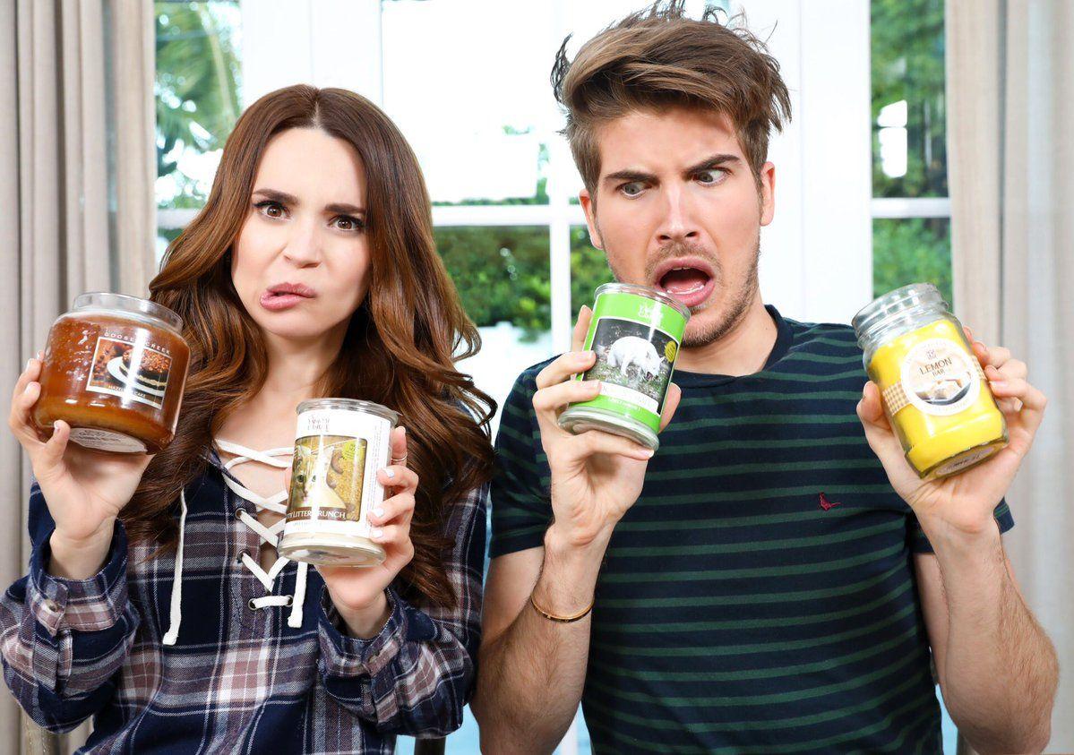 Rosanna Pansino video! Smelling candles with my