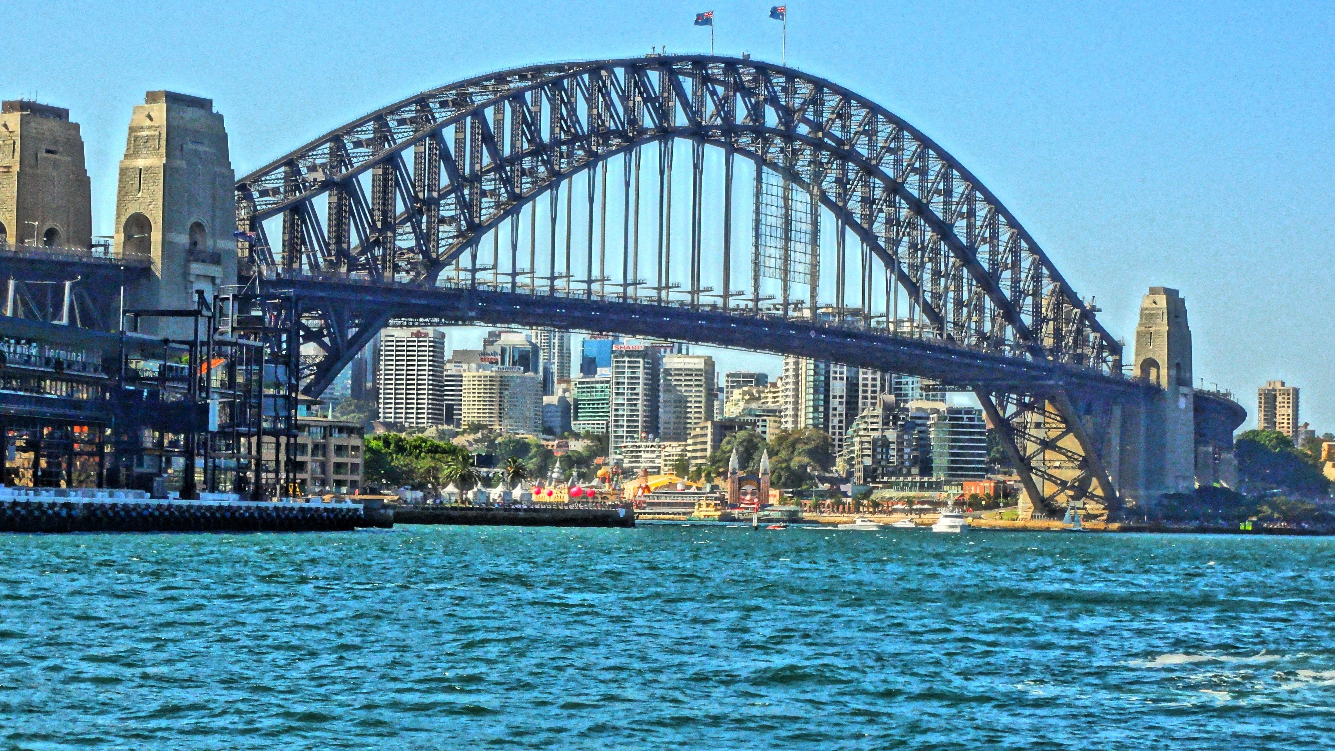 Beautiful Sydney Harbour Bridge in Australia HD Wallpaper. HD