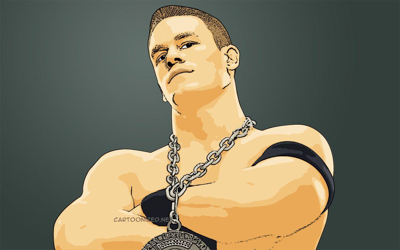 Photo Cartoon of John Cena