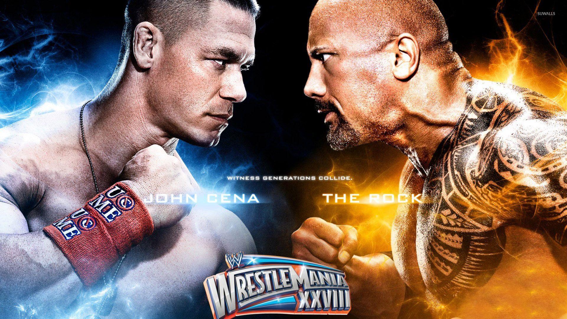 John Cena vs The Rock [2] wallpaper wallpaper