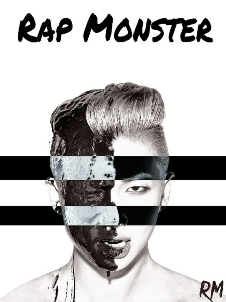 Rap Monster BTS Wallpaper Edit