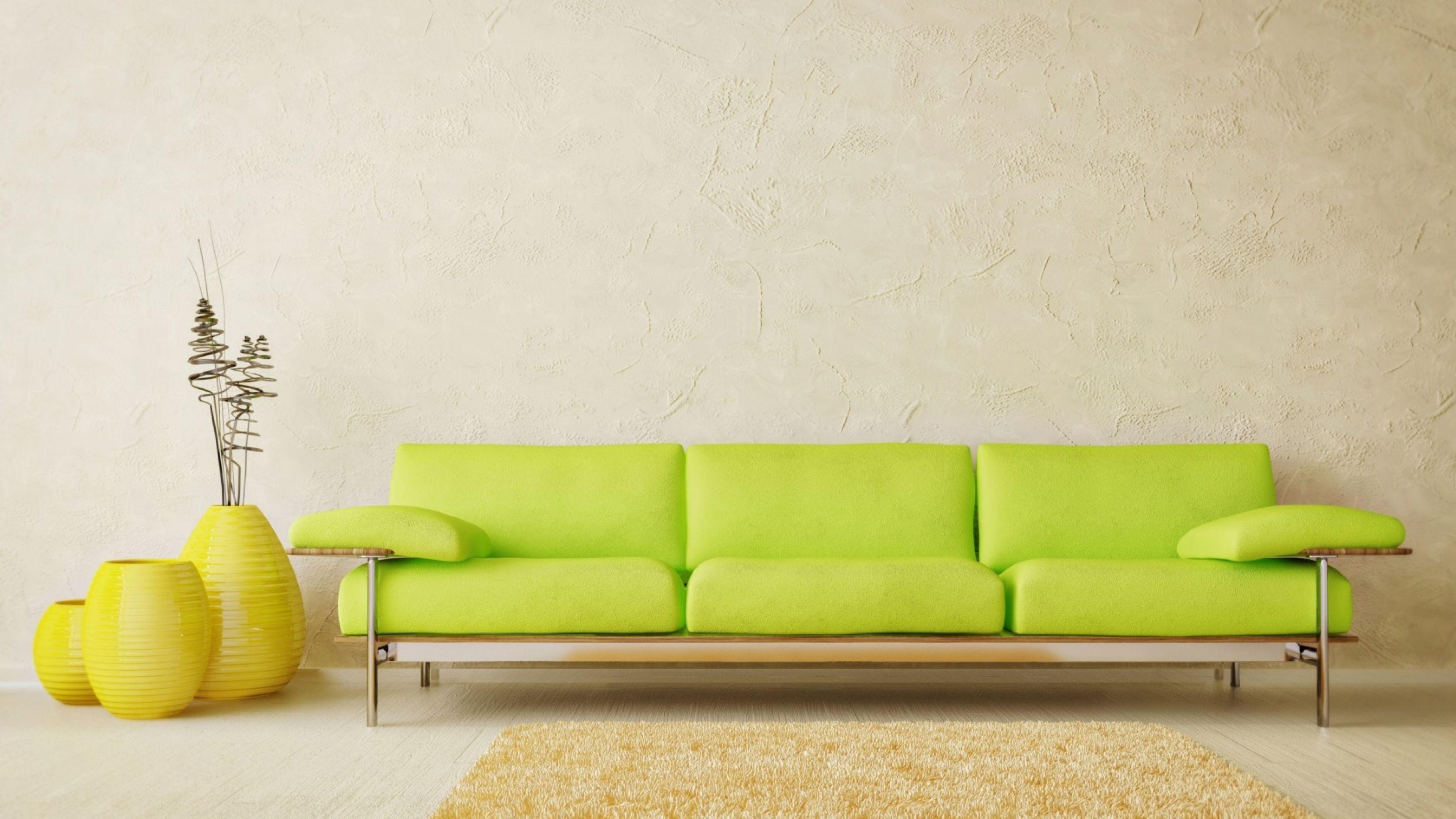 Green Sofa Wide Wallpaper 20247 3840x2160