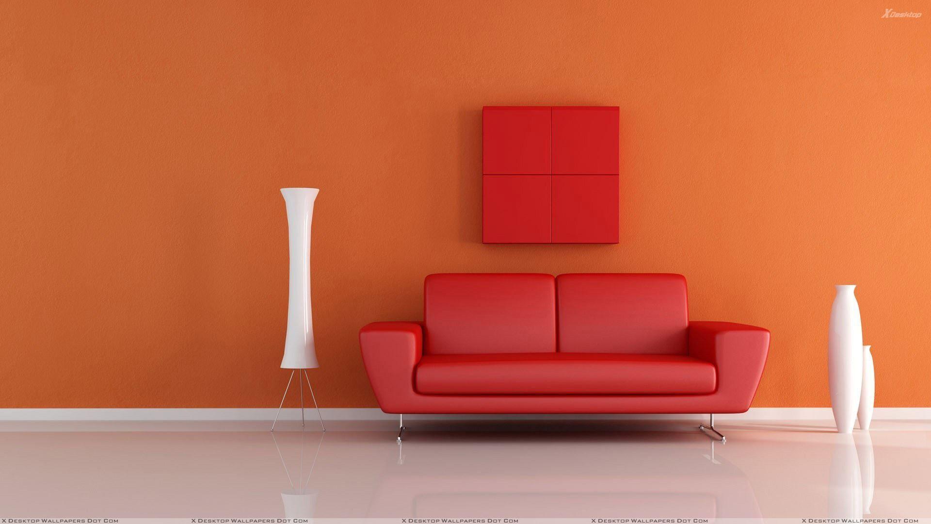 Red Sofa Wallpaper, Photo & Image in HD