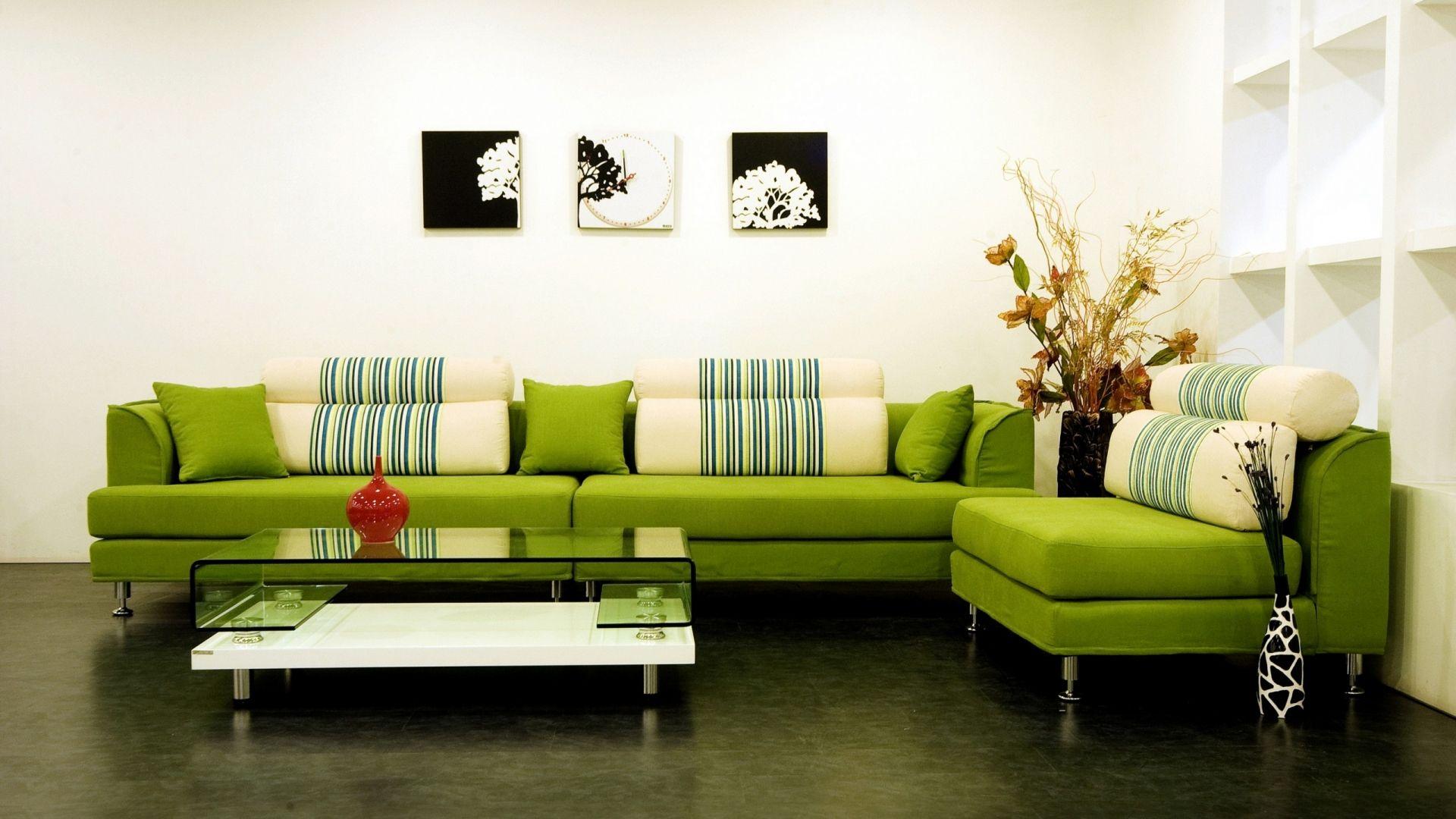 Green Sofa Wallpaper 49064 1920x1080 px