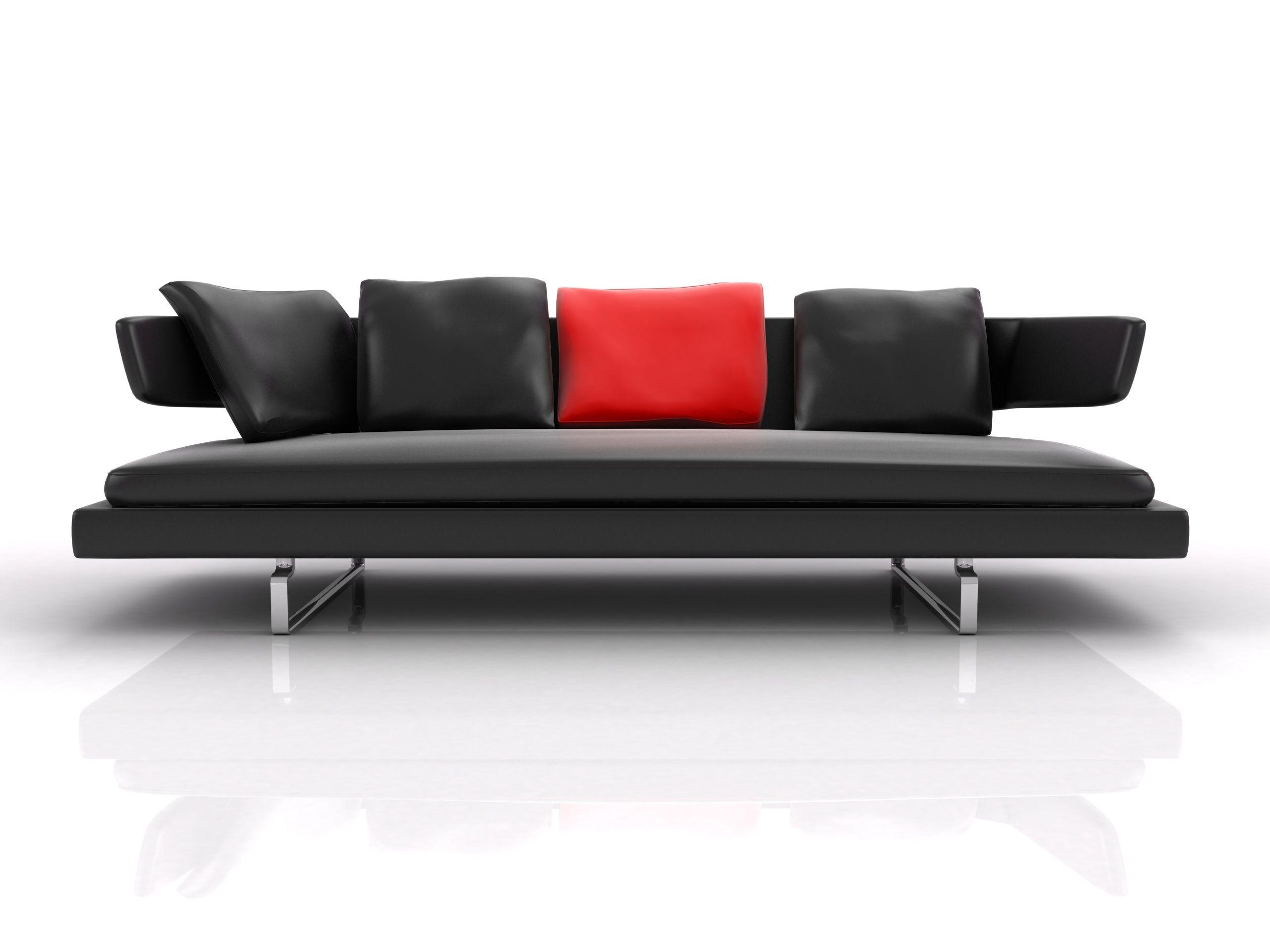 Black sofa wallpaper. Black sofa