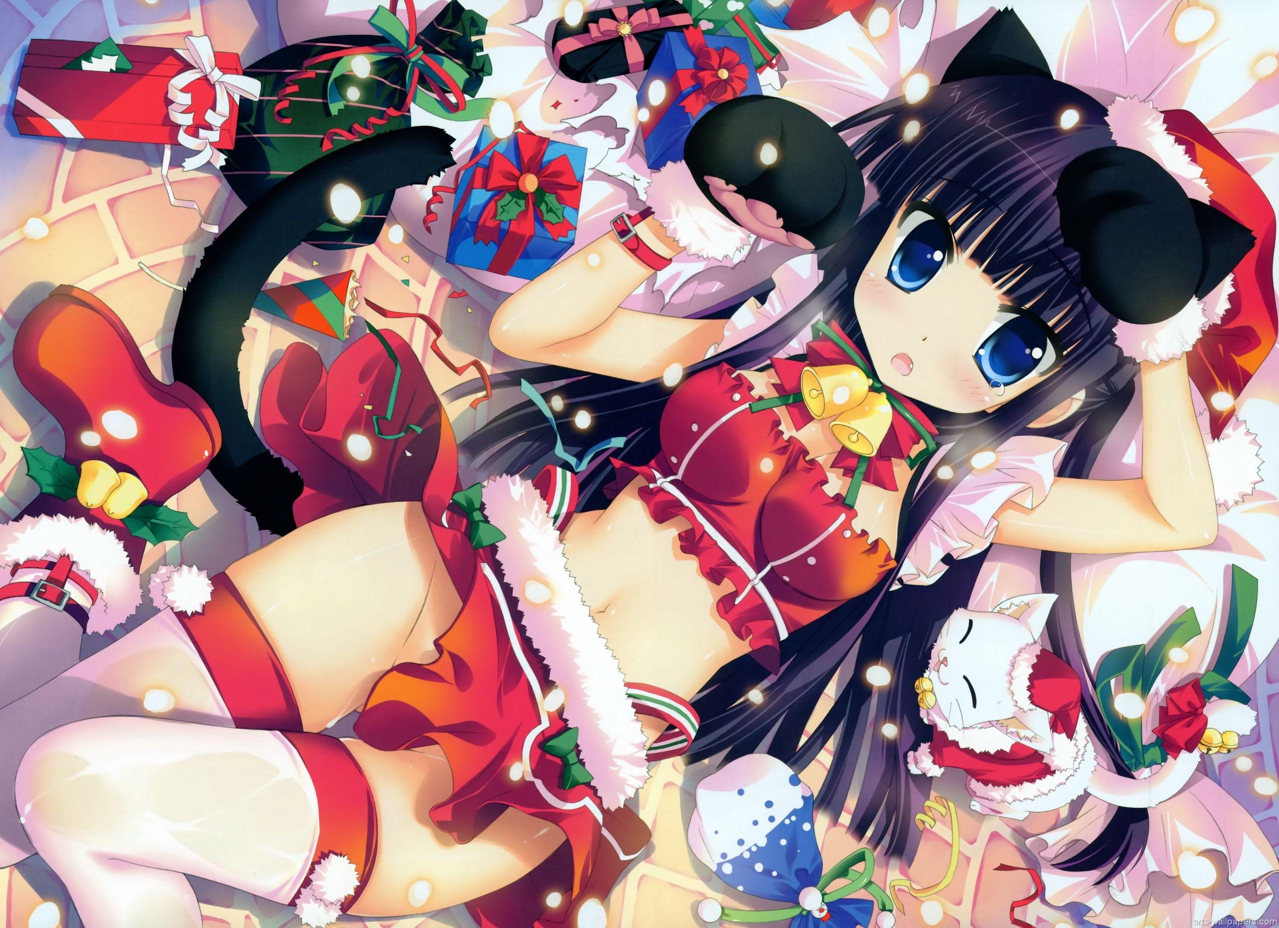 Anime Christmas Wallpaperx1857