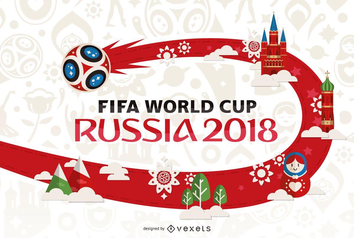 Russia 2018 World Cup background