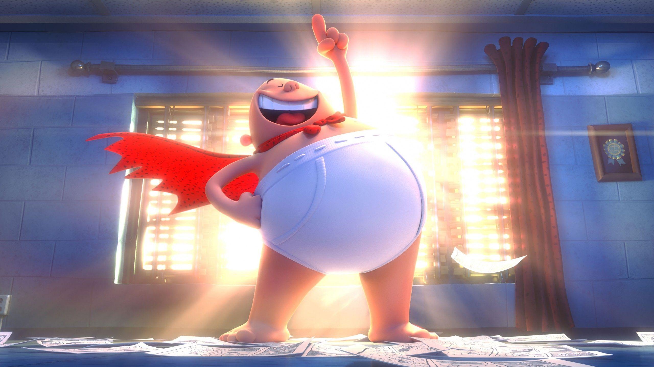 Wallpaper Captain Underpants: The First Epic Movie, Animation