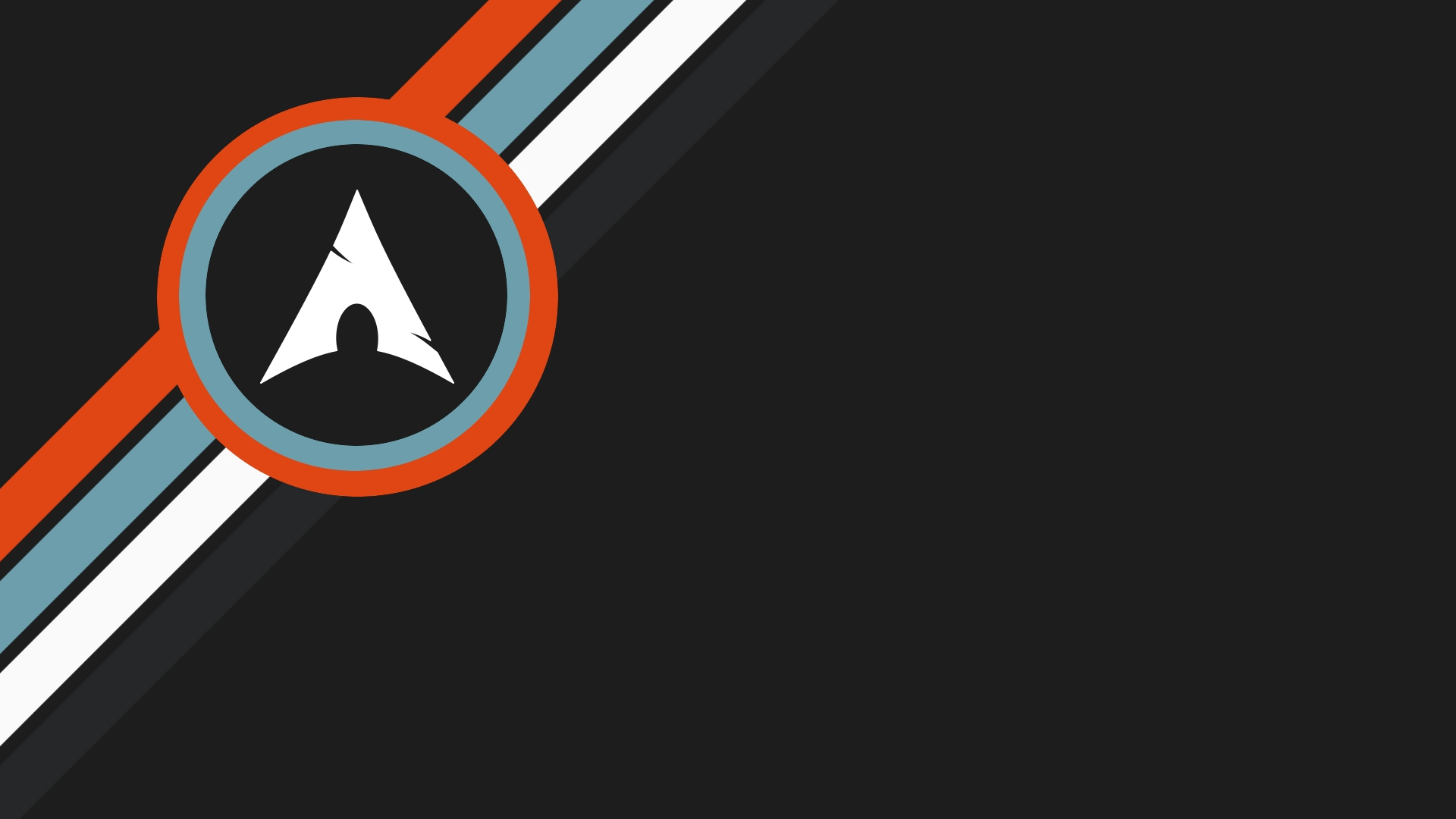 Arch Linux Flat and simple colors