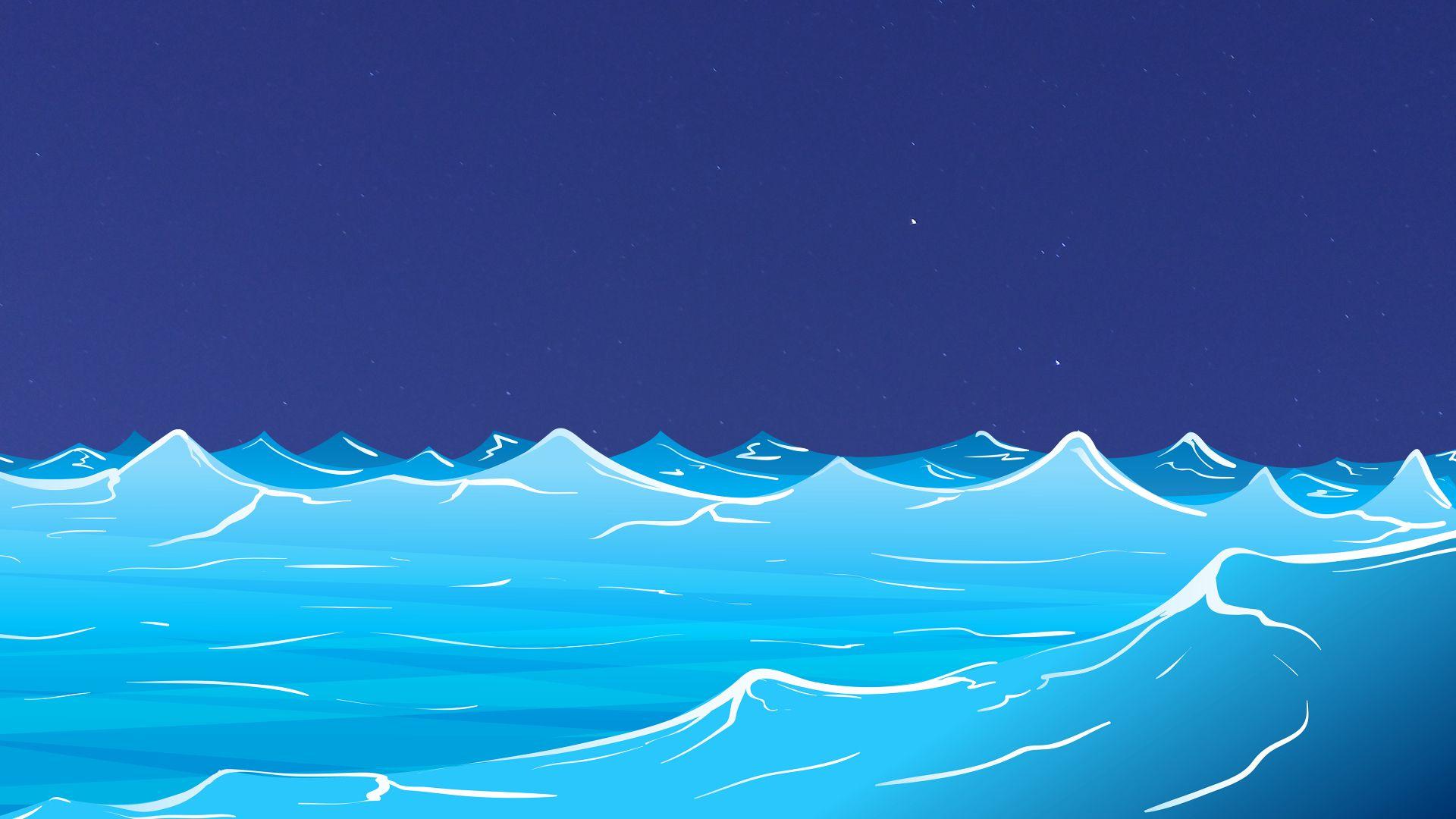 Ocean Ultra Flat 4K Wallpaper 047