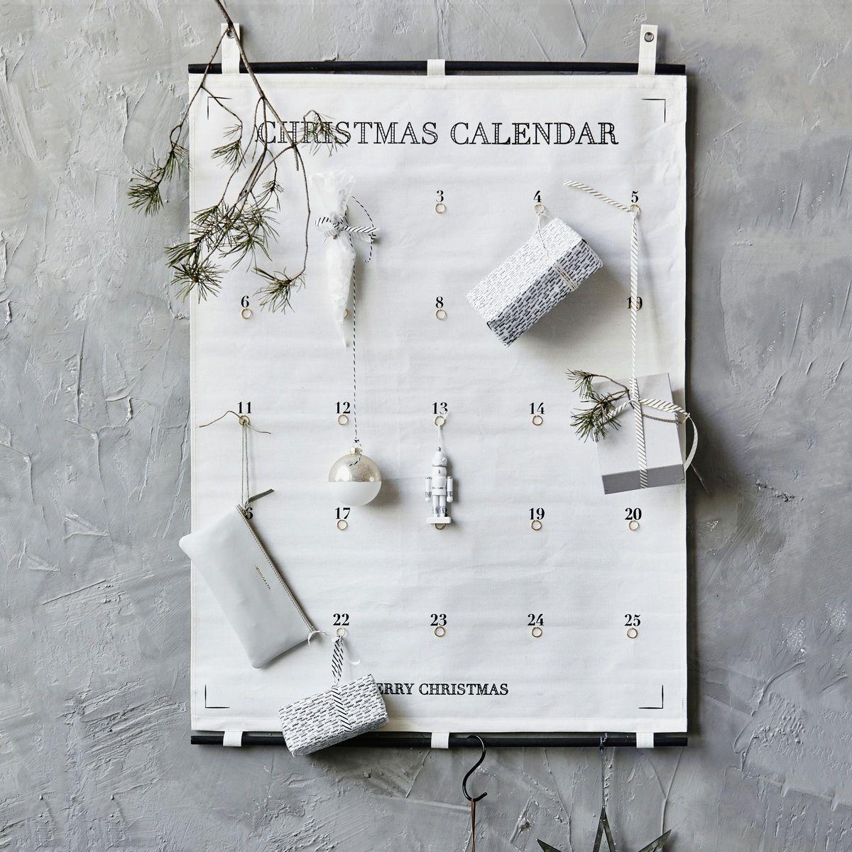 Wall Hanging Advent Calendar 25 Days Till Christmas