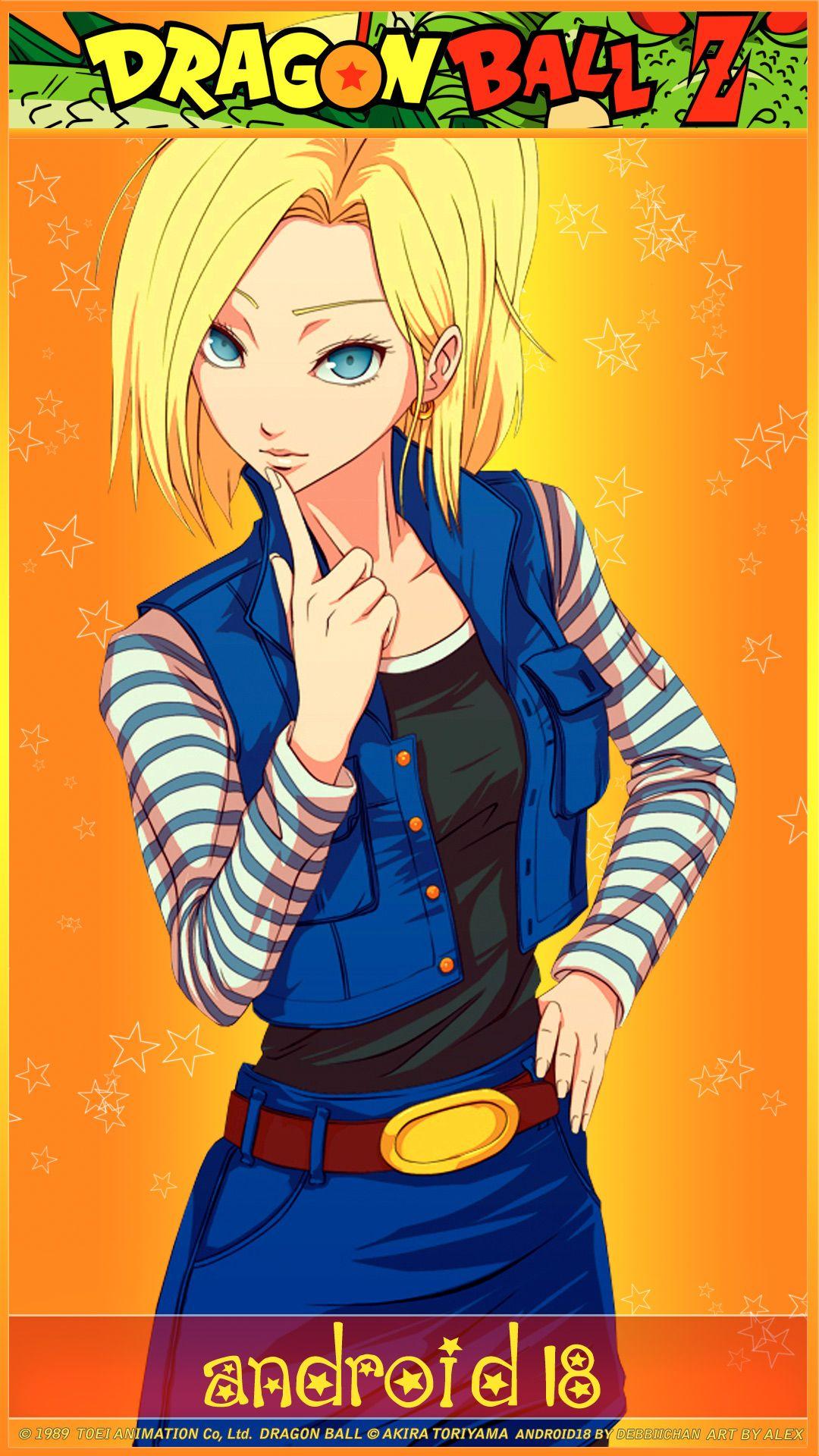 Dragon Ball Z Android 18 Anime iPhone Wallpaper. Free Computer