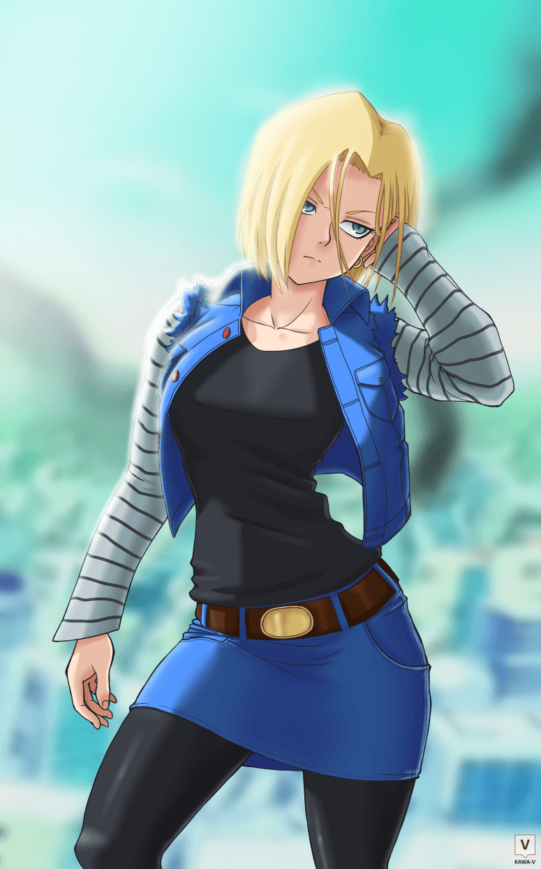 Android 18 By Alex Malveda