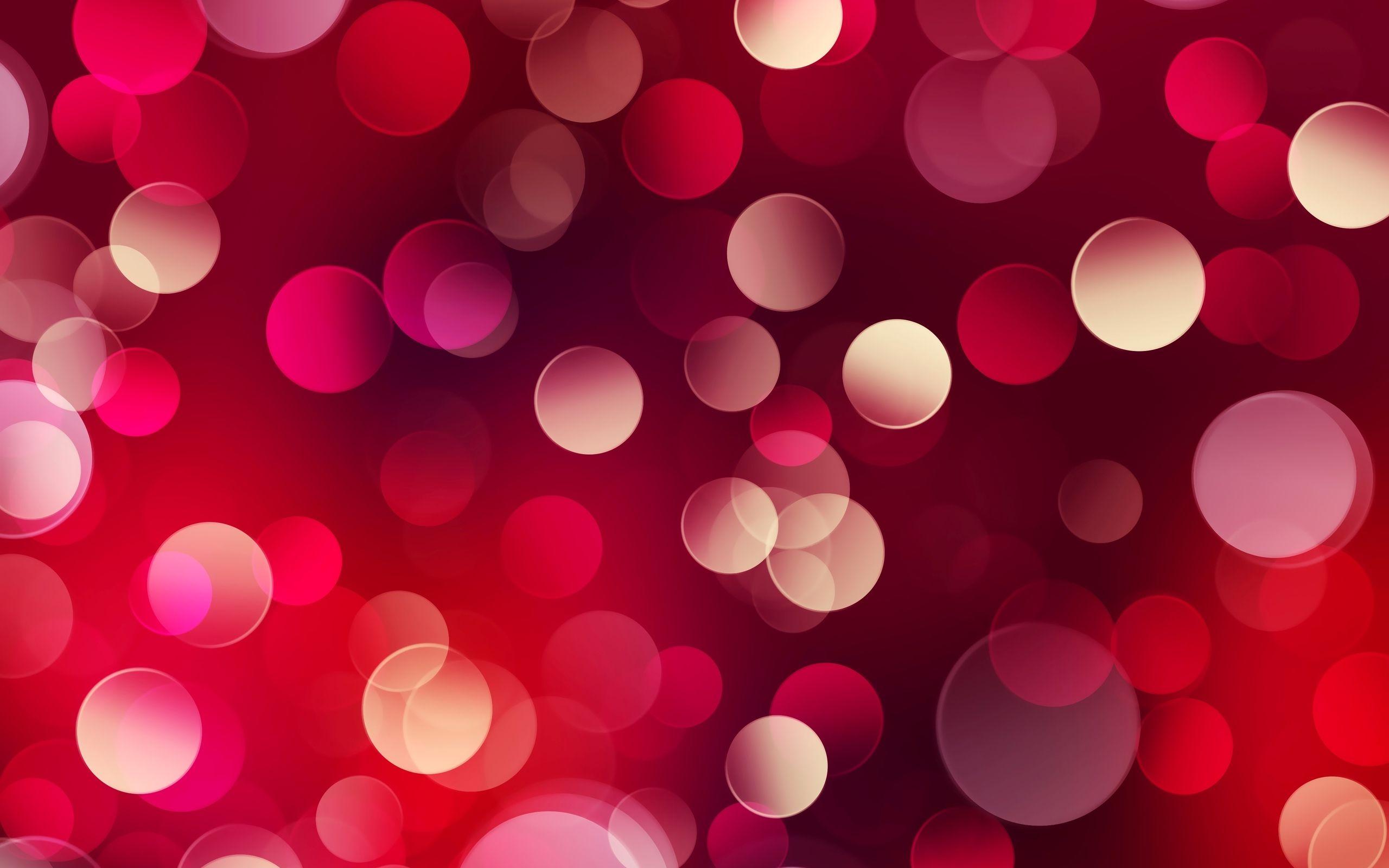 Red Light Bokeh Wallpaper