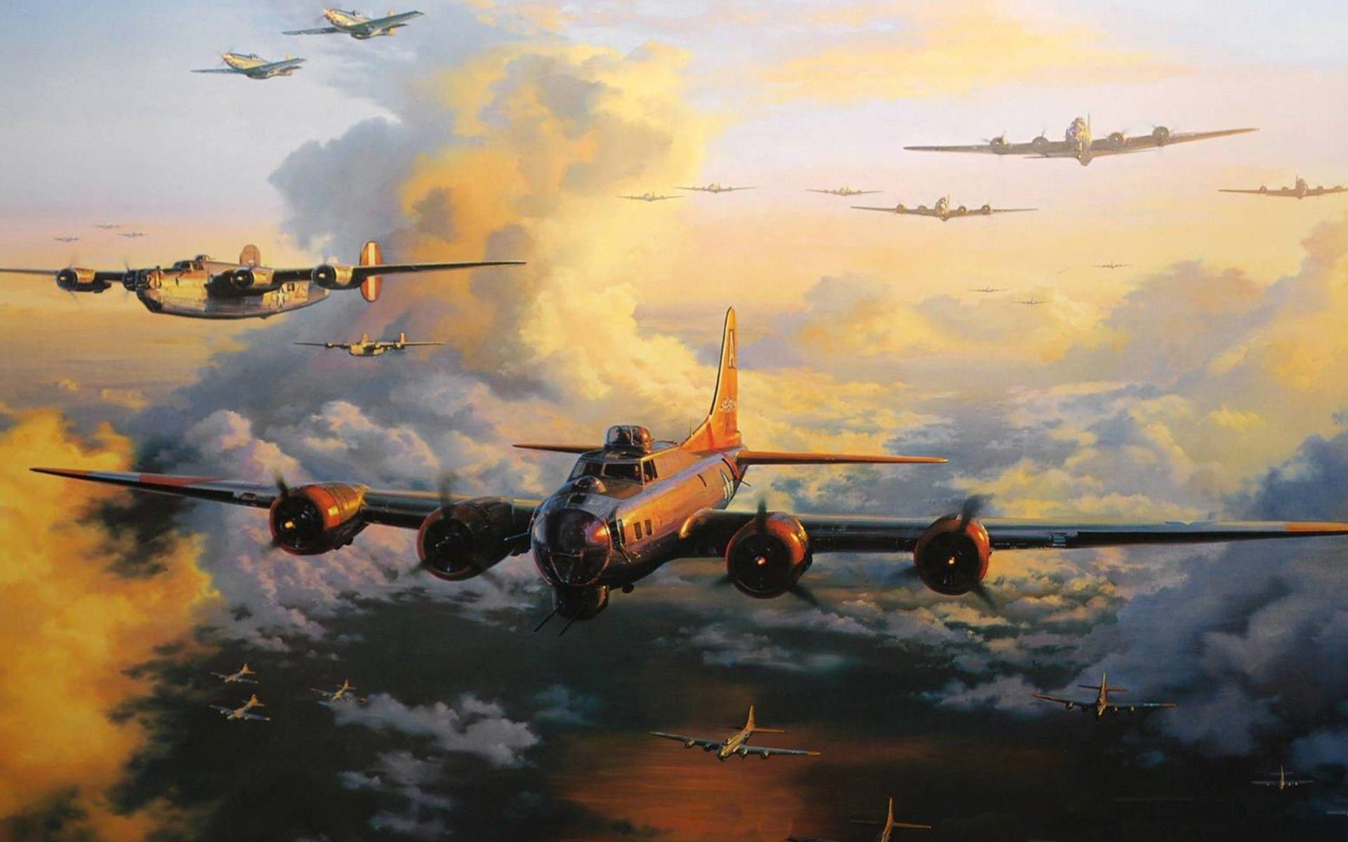 Aircraft military bomber world war ii wallpaper