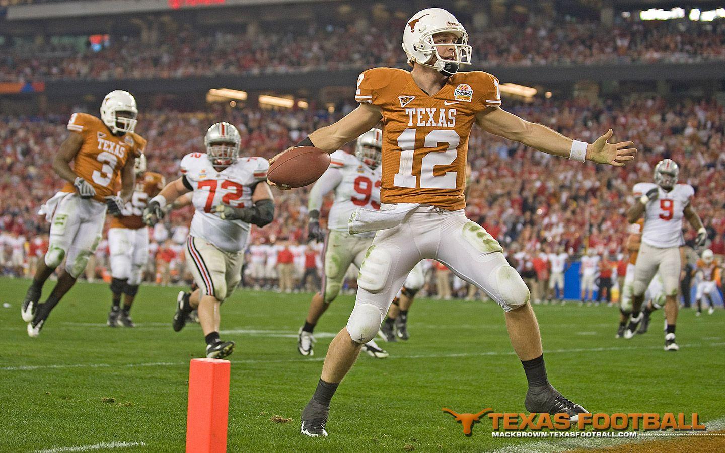 Texas Longhorns Wallpaper. Tostitos Fiesta Bowl: Colt McCoy