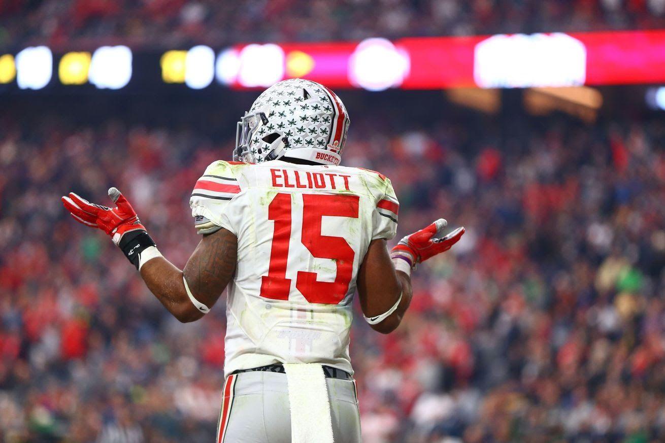 Ezekiel Elliott Highlights (2014 2015 + Fiesta Bowl)