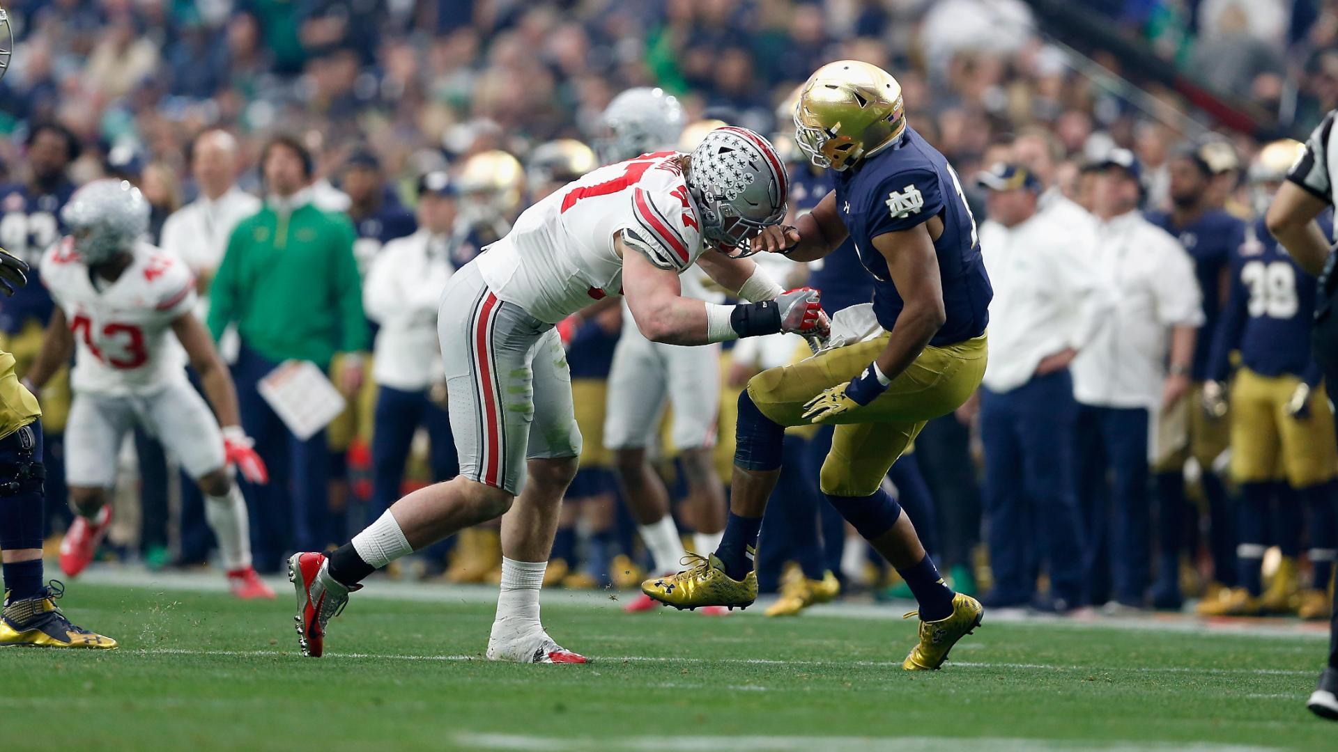 Buckeyes DE Joey Bosa ejected from Fiesta Bowl for targeting