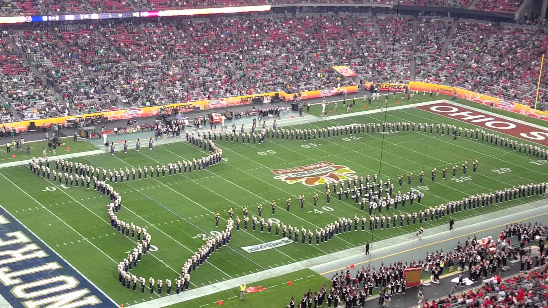 Ohio State Marching band Bowl 2016