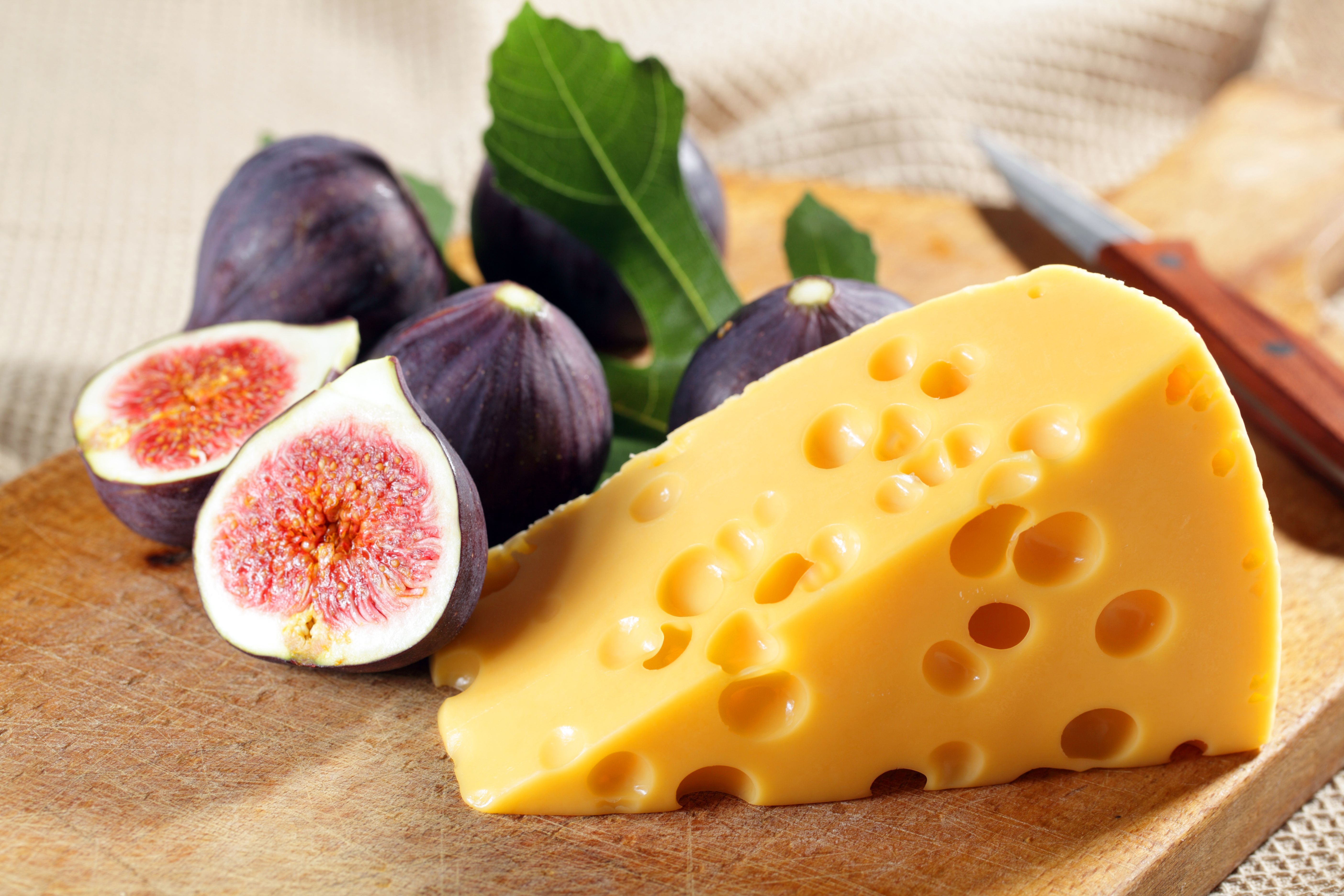 Wallpaper Ficus carica Cheese Food 5616x3744