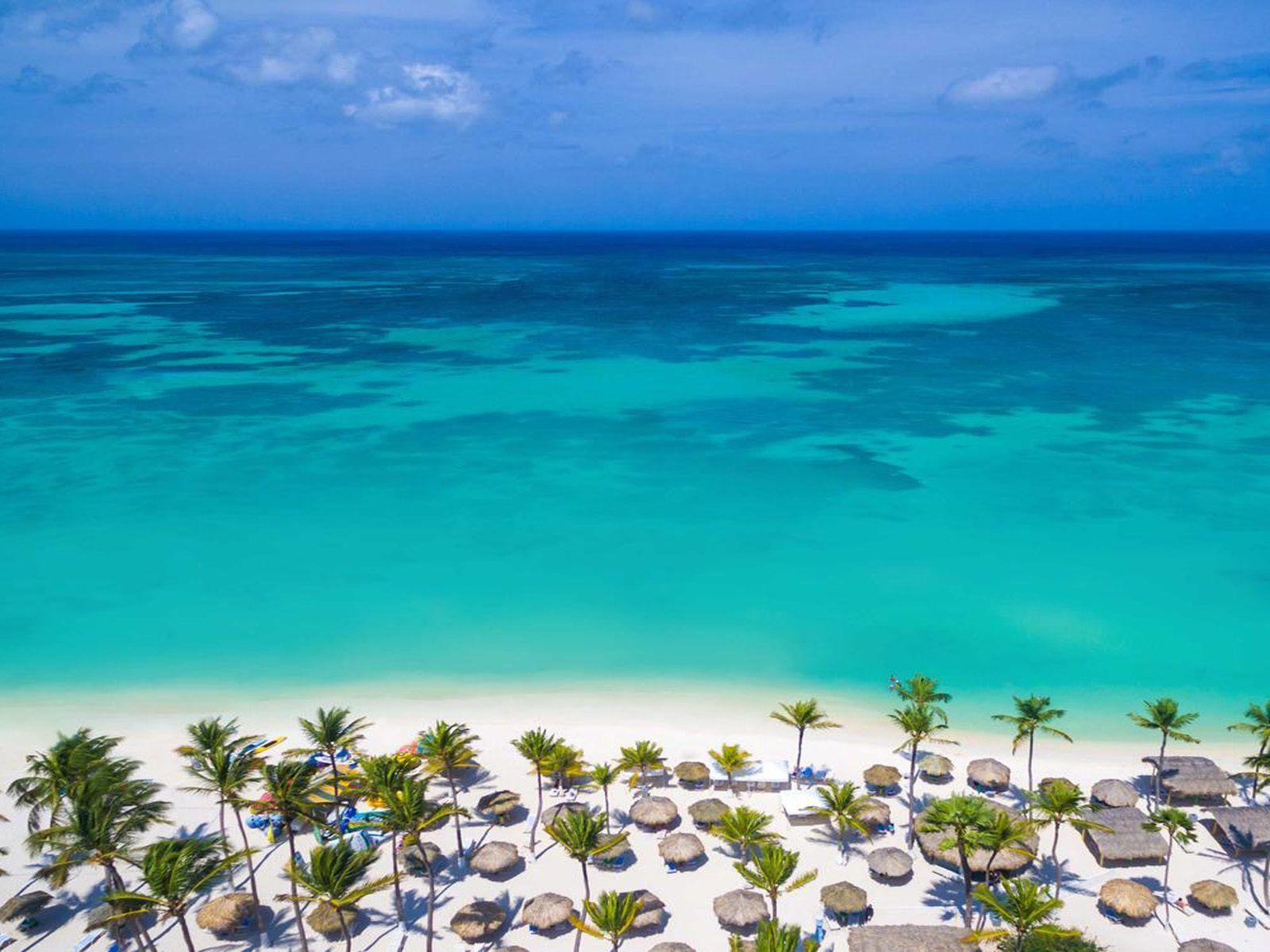 Palm Eagle Beach Resort Aruba South America HD Wallpaper 1920x1200
