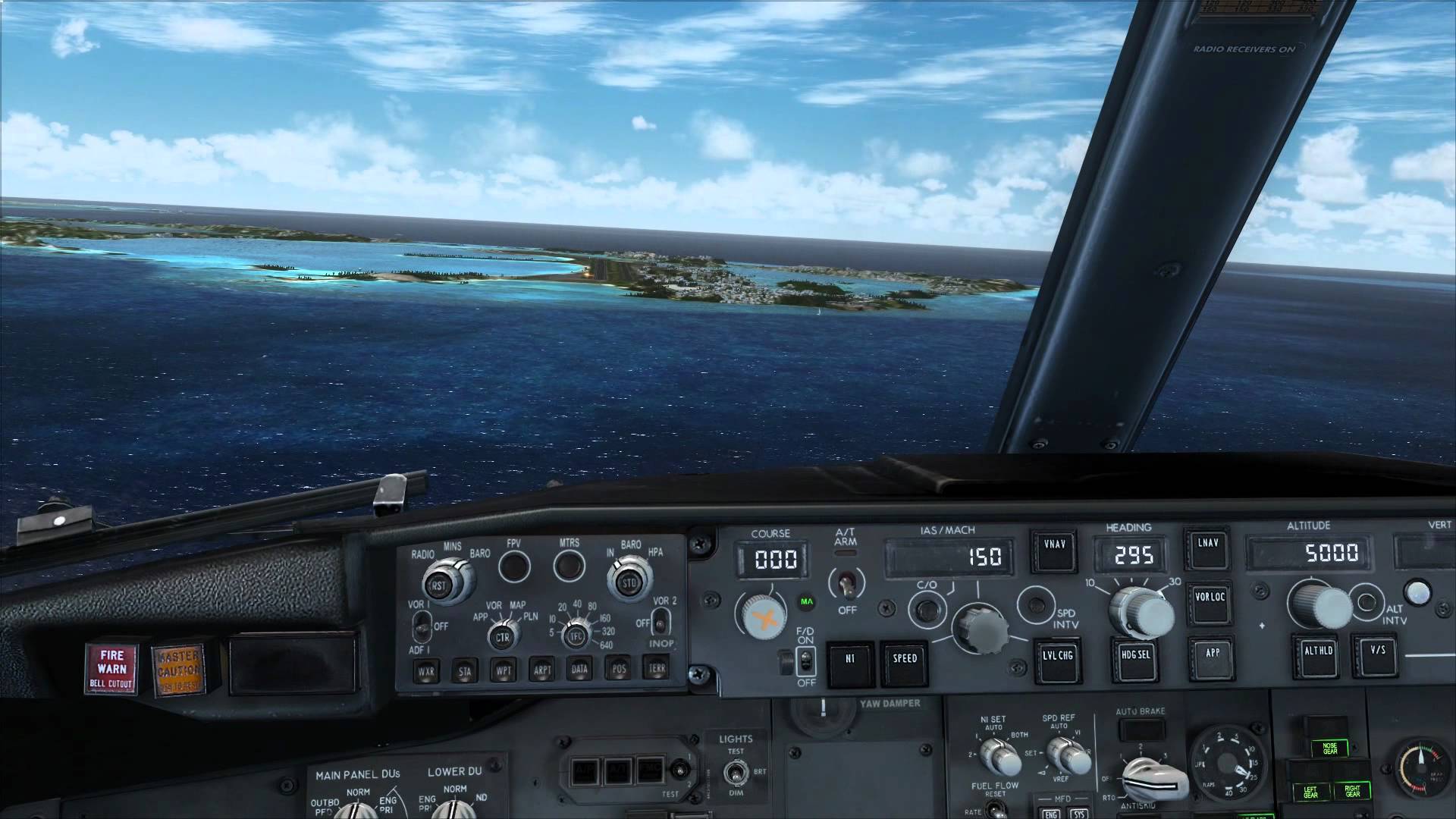 Flight Simulator X HD in the Dangerous Flights Bermuda Triangle