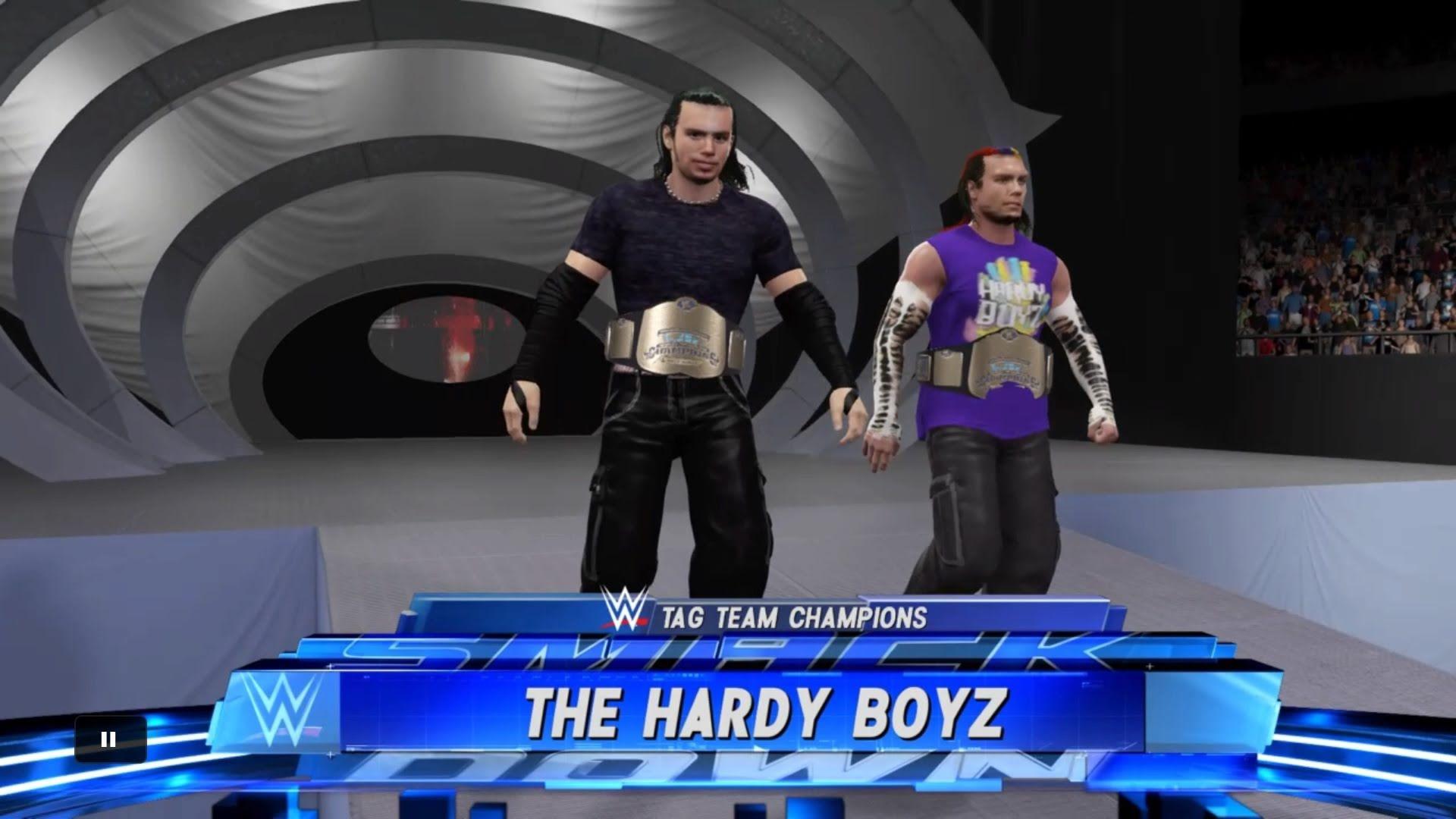 WWE 2K16 Hardy Boyz vs The Dudley Boyz THROWBACK