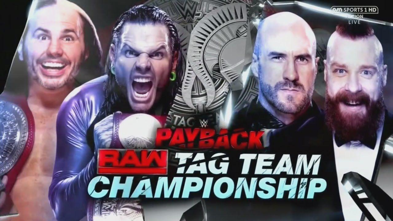 WWE Payback 2017 The Hardy Boyz vs Cesaro & Sheamus Official Match