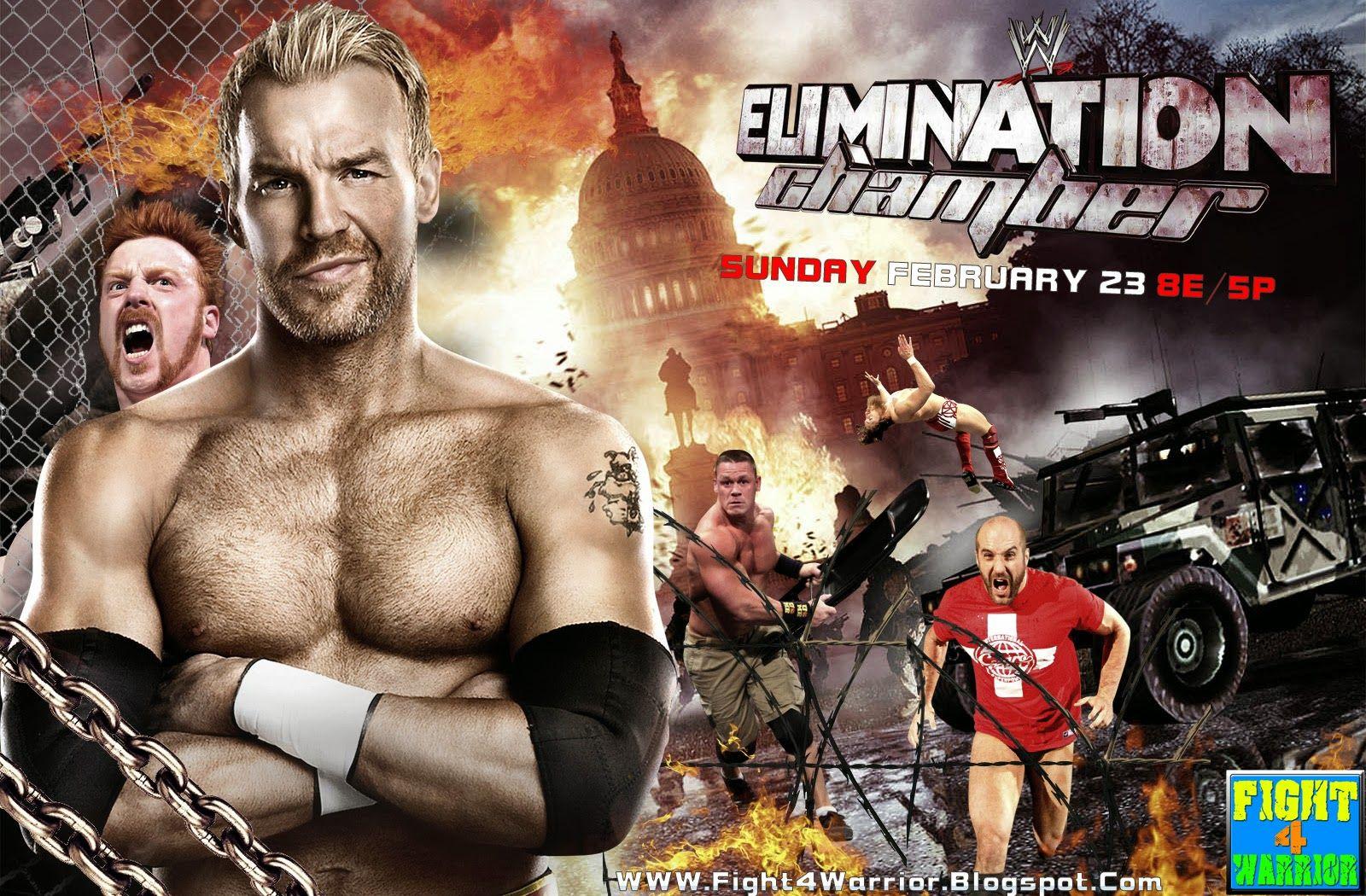WWE Elimination Chamber 2014 Wallpaper Feat.Christian, John Cena