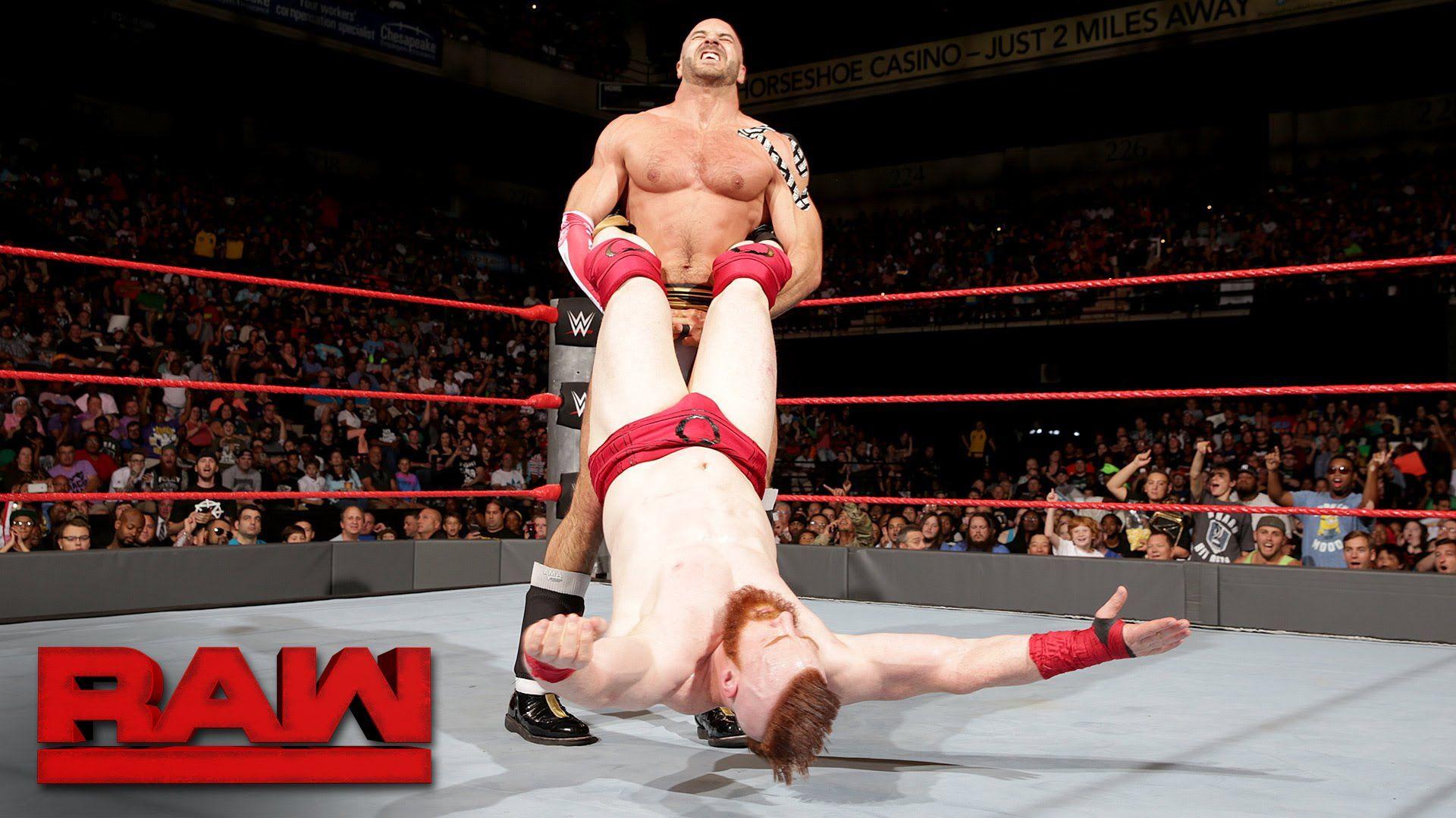 Cesaro vs. Sheamus of Seven Series Match No. 5: Raw, Sept