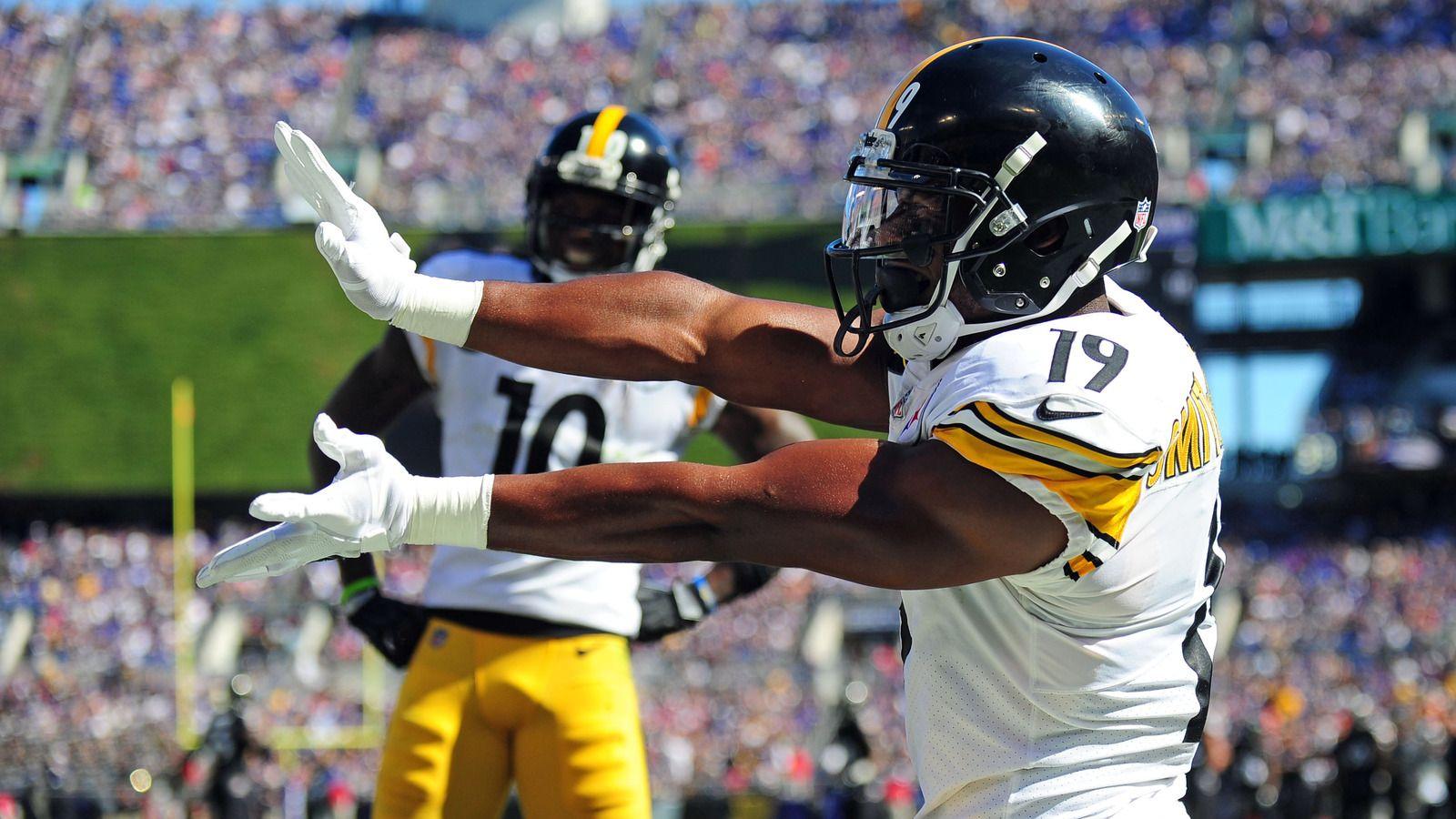 Steelers WR does 'Dragon Ball Z' celebration after TD catch