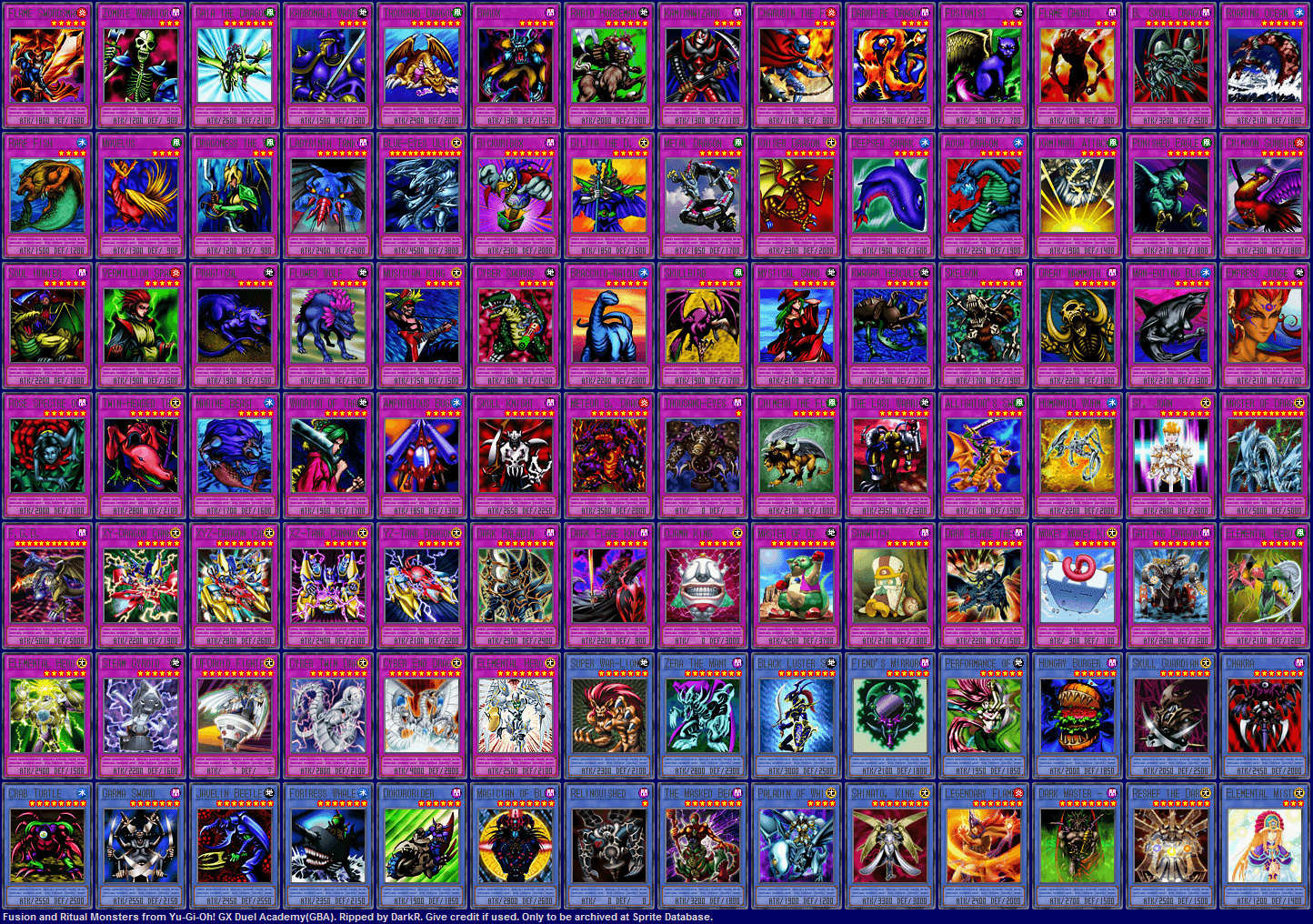 Yugioh All Monster Gx God Cards Overview. 1444x1016