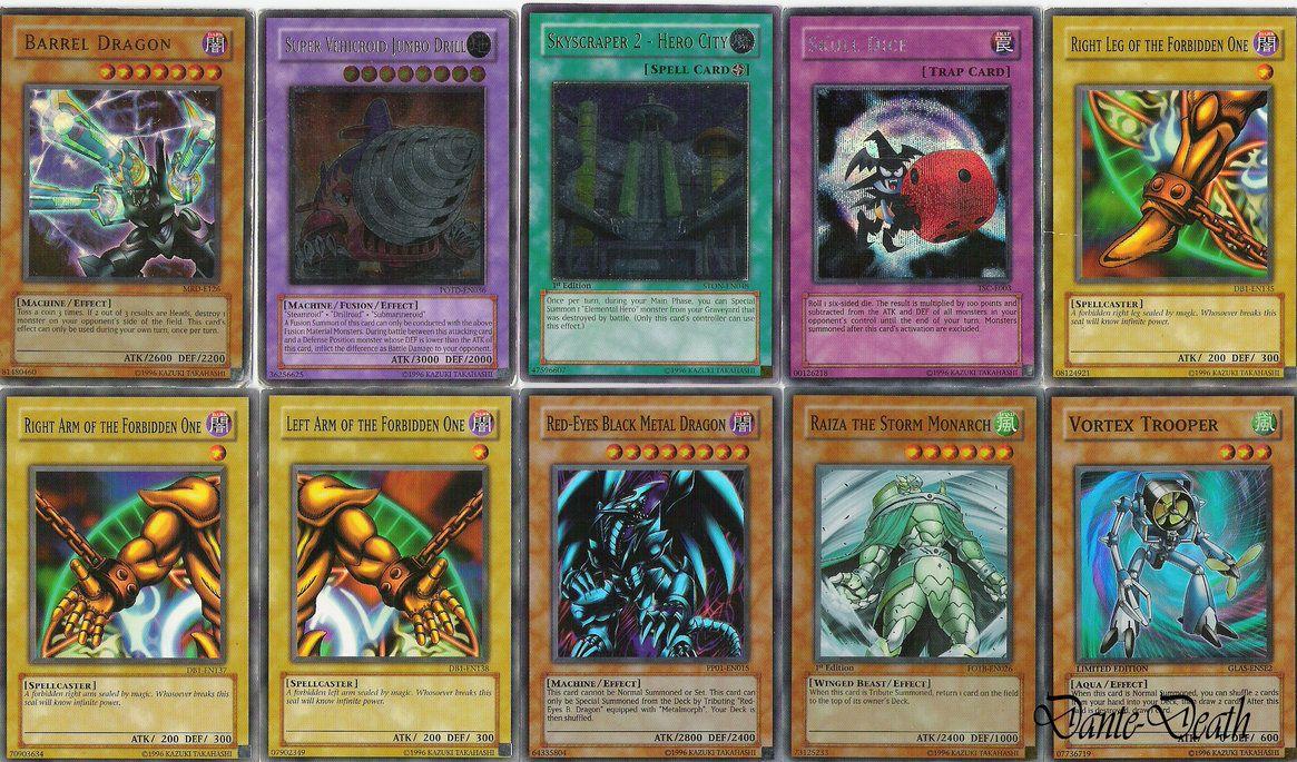 Rare Yu Gi Oh Cards 4 Wide Wallpaper