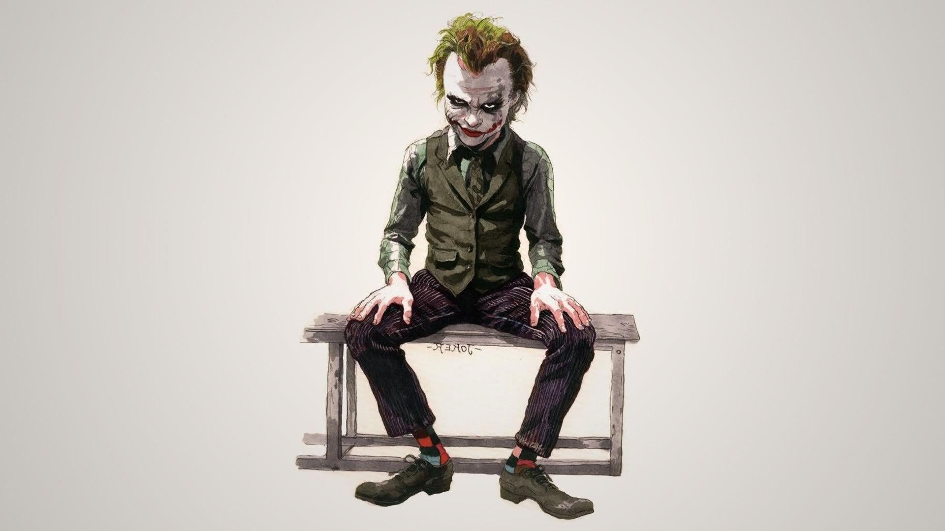 Joker, Heath Ledger, The Dark Knight Rises, Batman Wallpaper HD