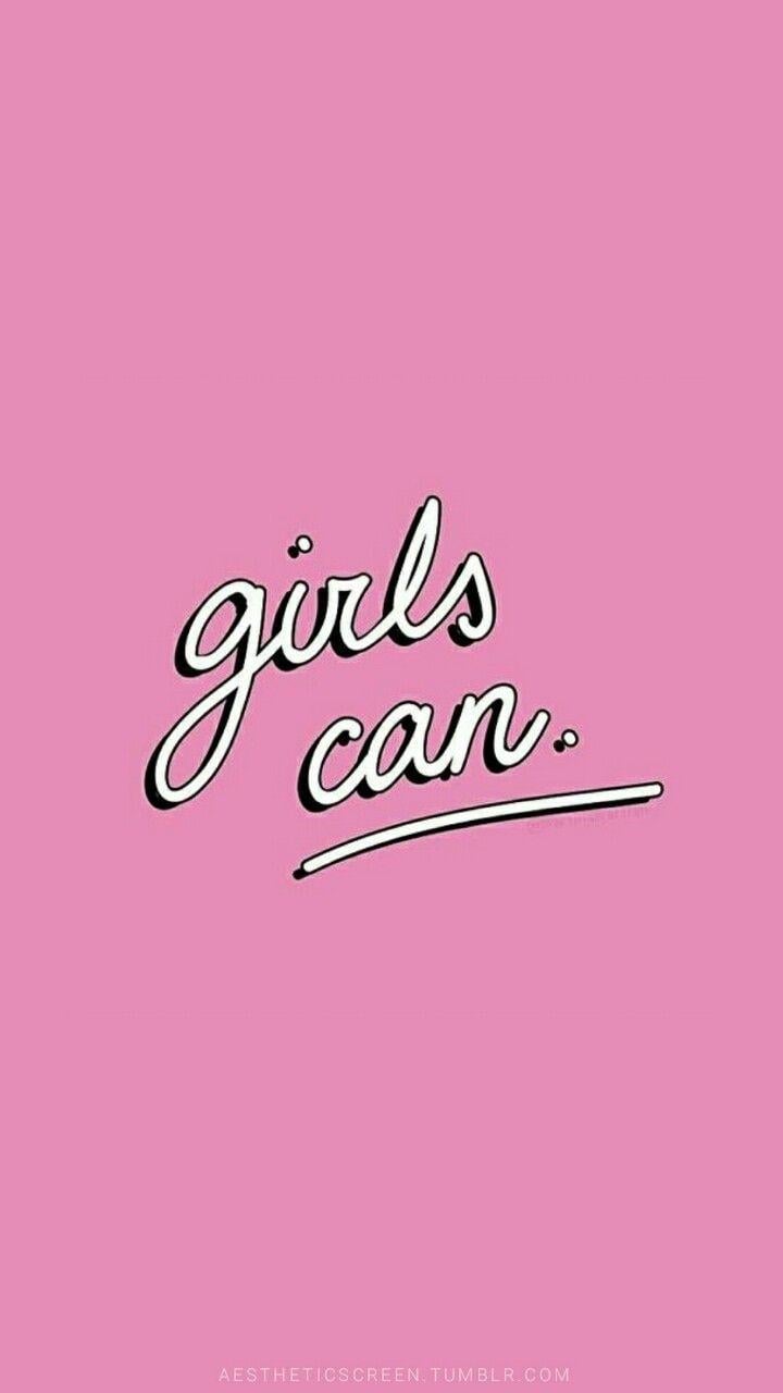 girl powerquote background