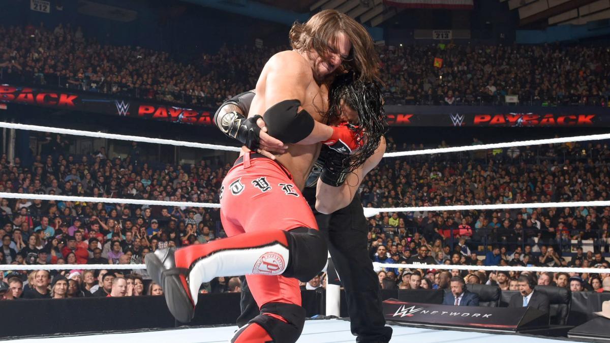 Roman Reigns vs. AJ Styles World Heavyweight Championship