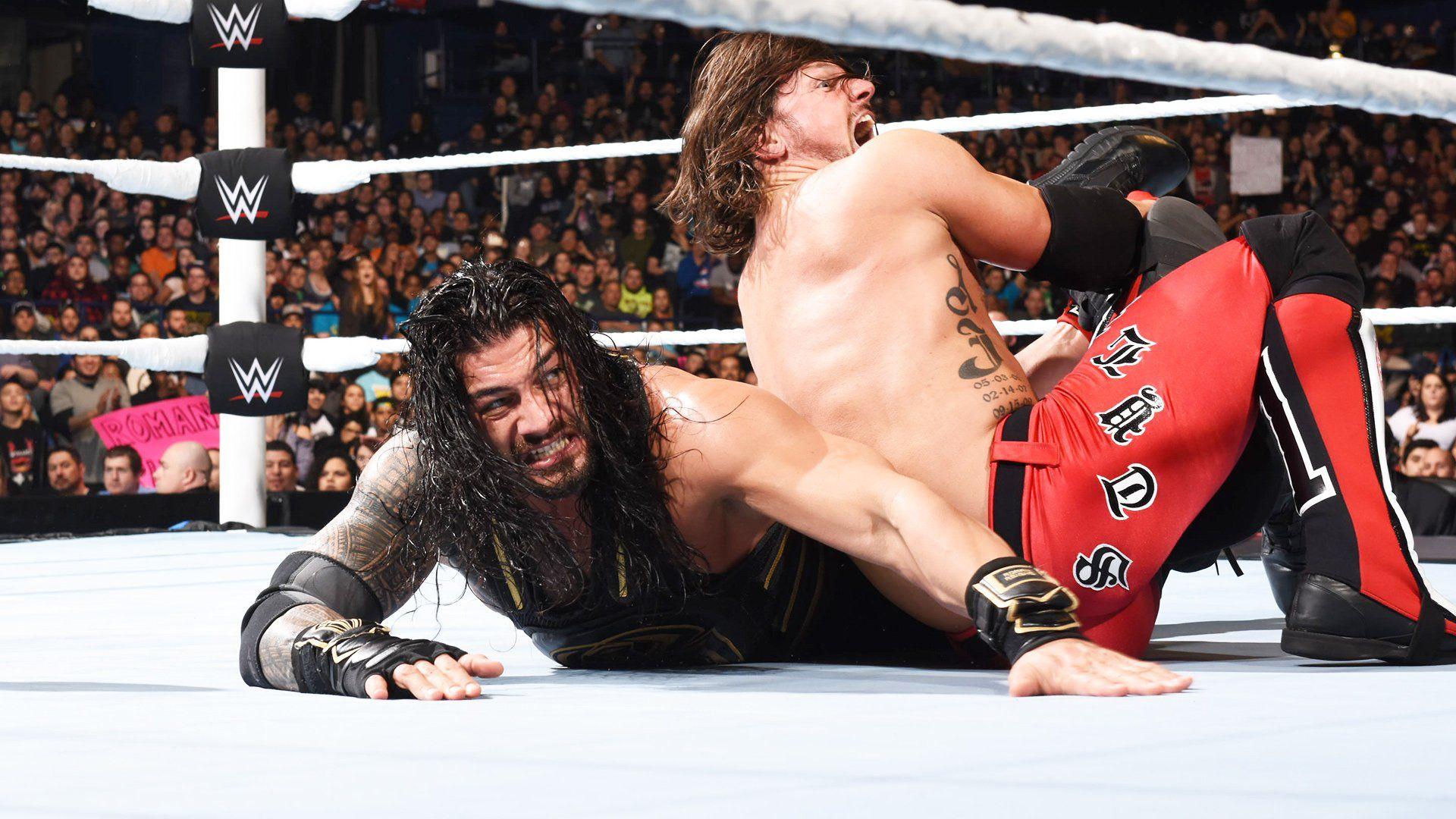 WWE World Heavyweight Champion Roman Reigns def. AJ Styles