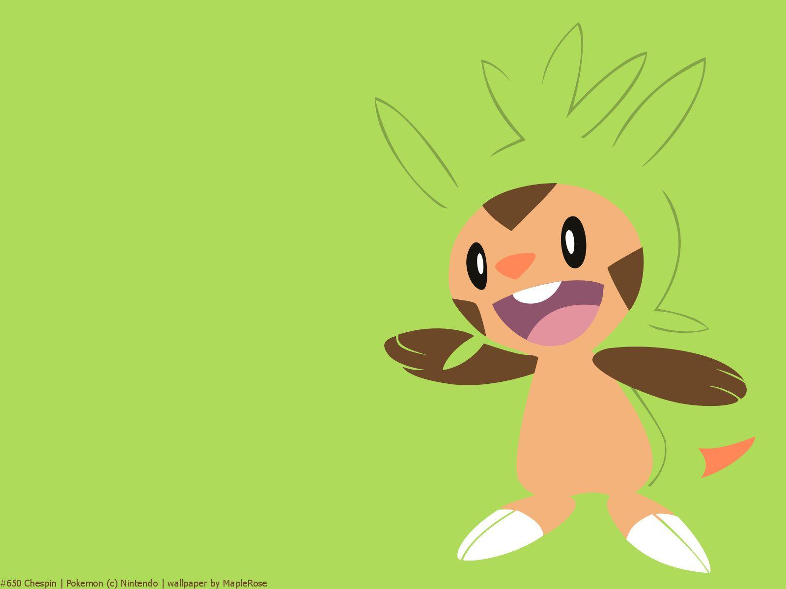 pokemon chespin wallpaper