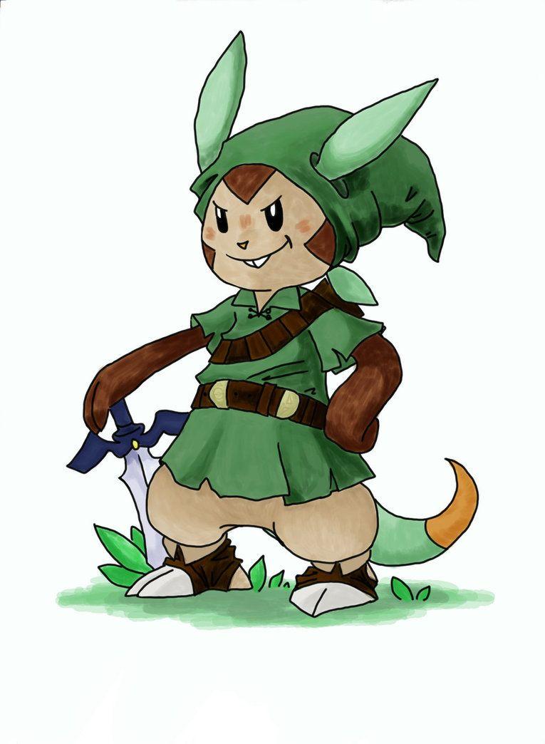 Chibi Chespin Pokemon X Y Starter Evolutions As Link By Prism Pink
