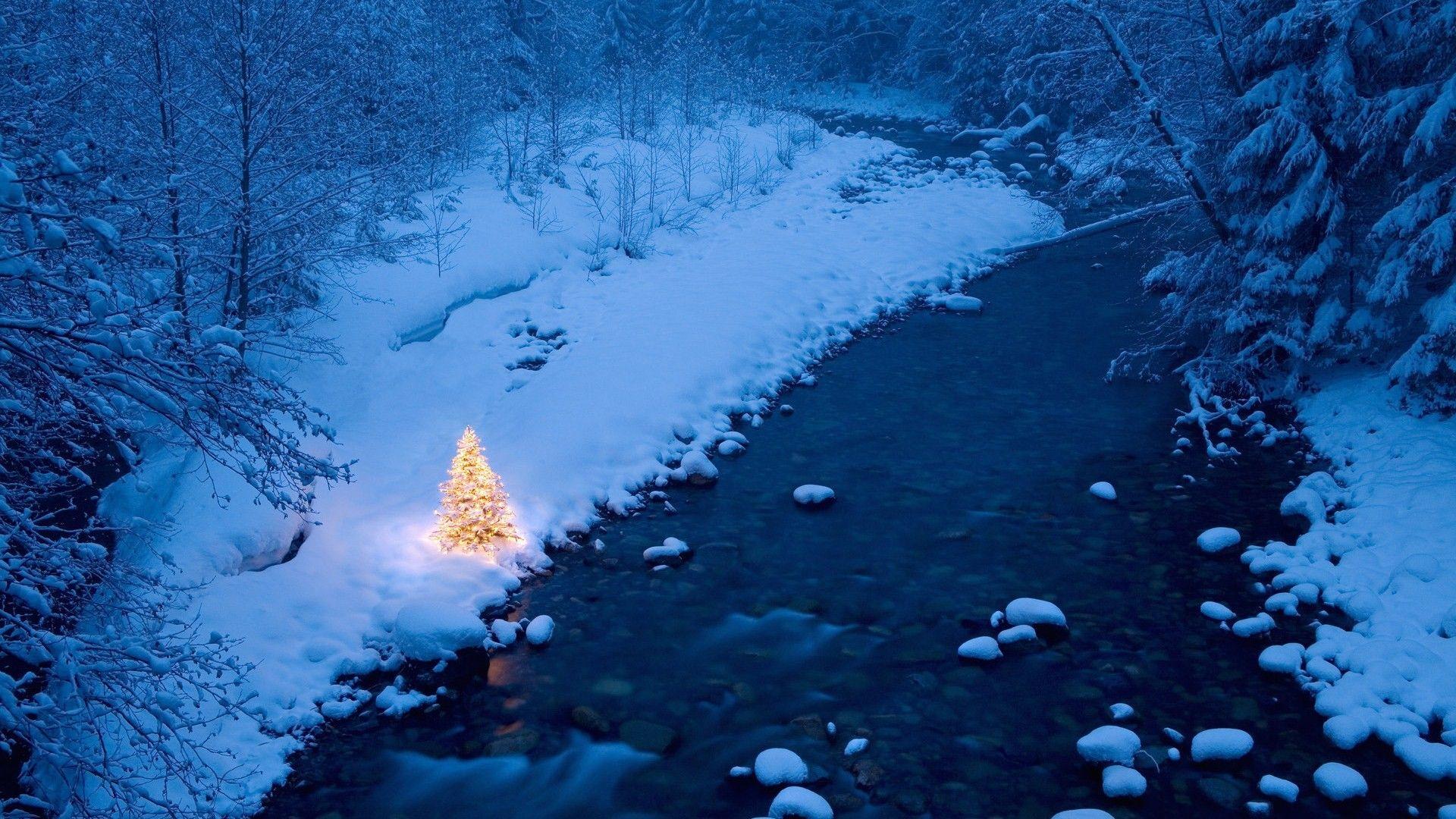 Holiday Season Snow Desktop Wallpaper. I HD Image