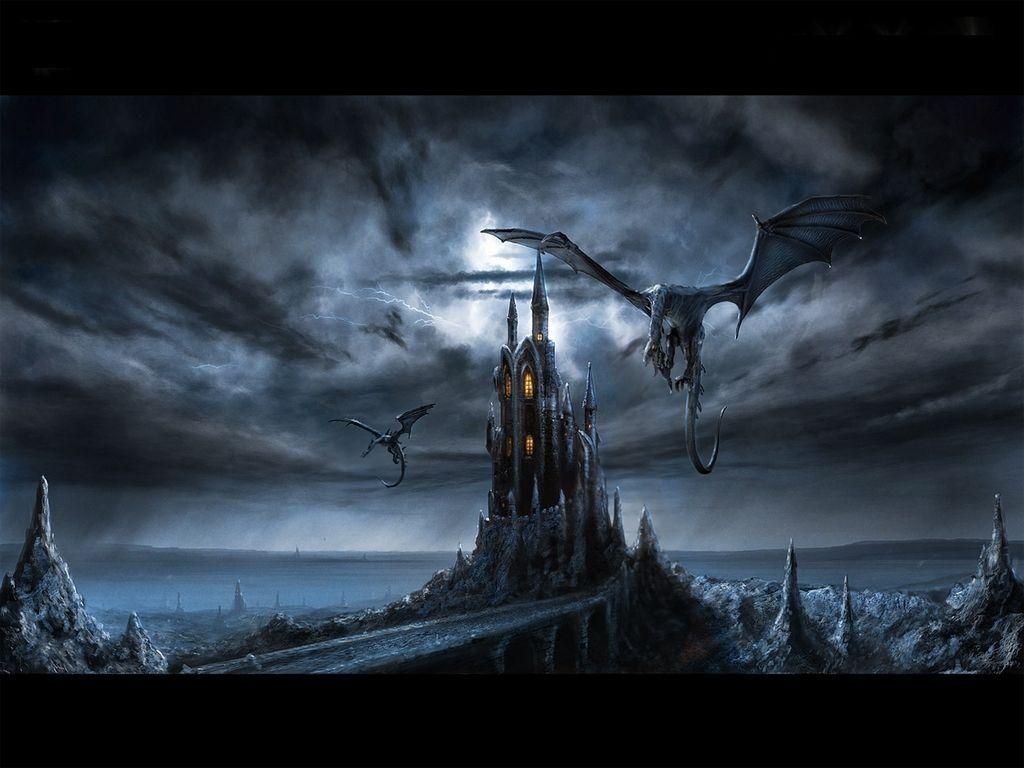 image of Eerie Castle Wallpaper - #SC
