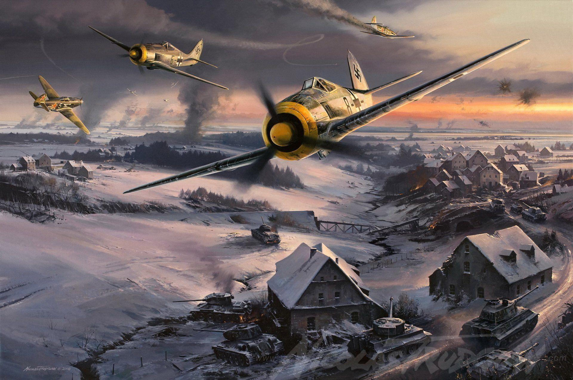 Focke Wulf Fw 190 Focker HD Wallpaper