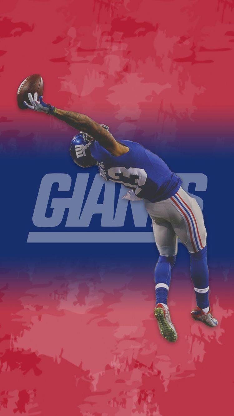 New York Giants Odell Beckham Jr. iPhone 6 Wallpaper. Copyright